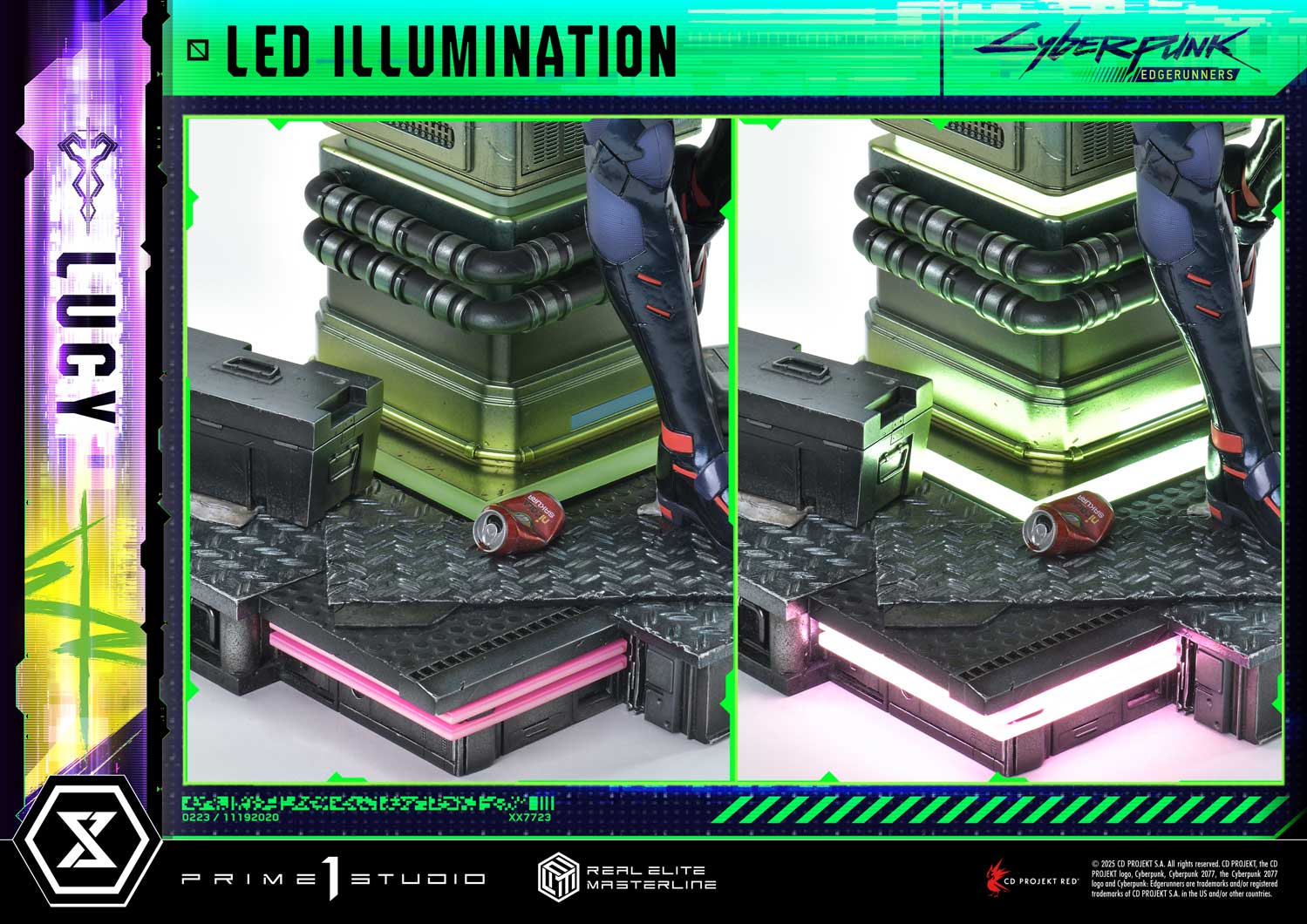 PRE-ORDER Prime1 Studio - Real Elite Masterline - Cyberpunk: Edgerunners - Lucy: Deluxe Bonus Ver. 1/4