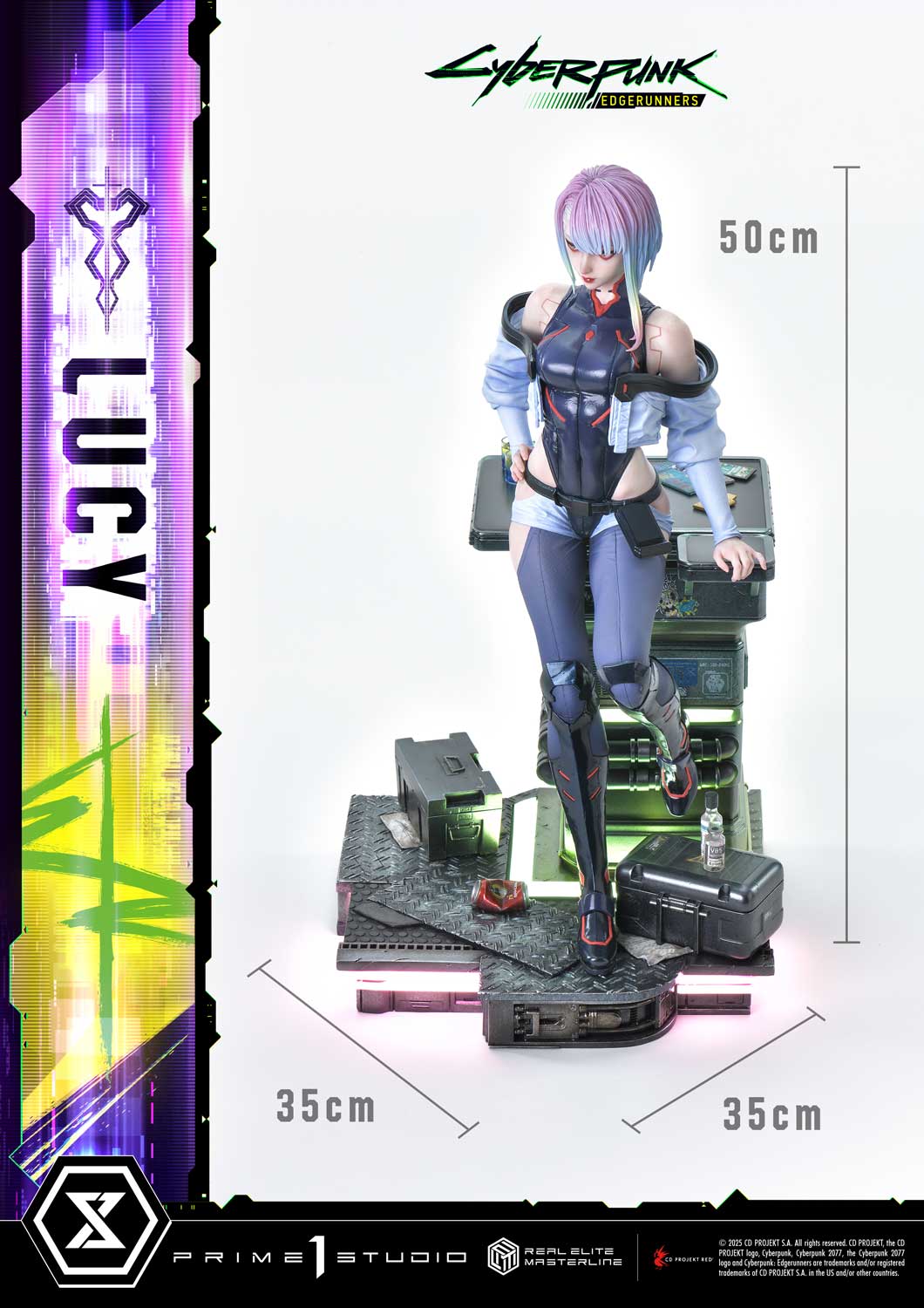 PRE-ORDER Prime1 Studio - Real Elite Masterline - Cyberpunk: Edgerunners - Lucy: Deluxe Bonus Ver. 1/4