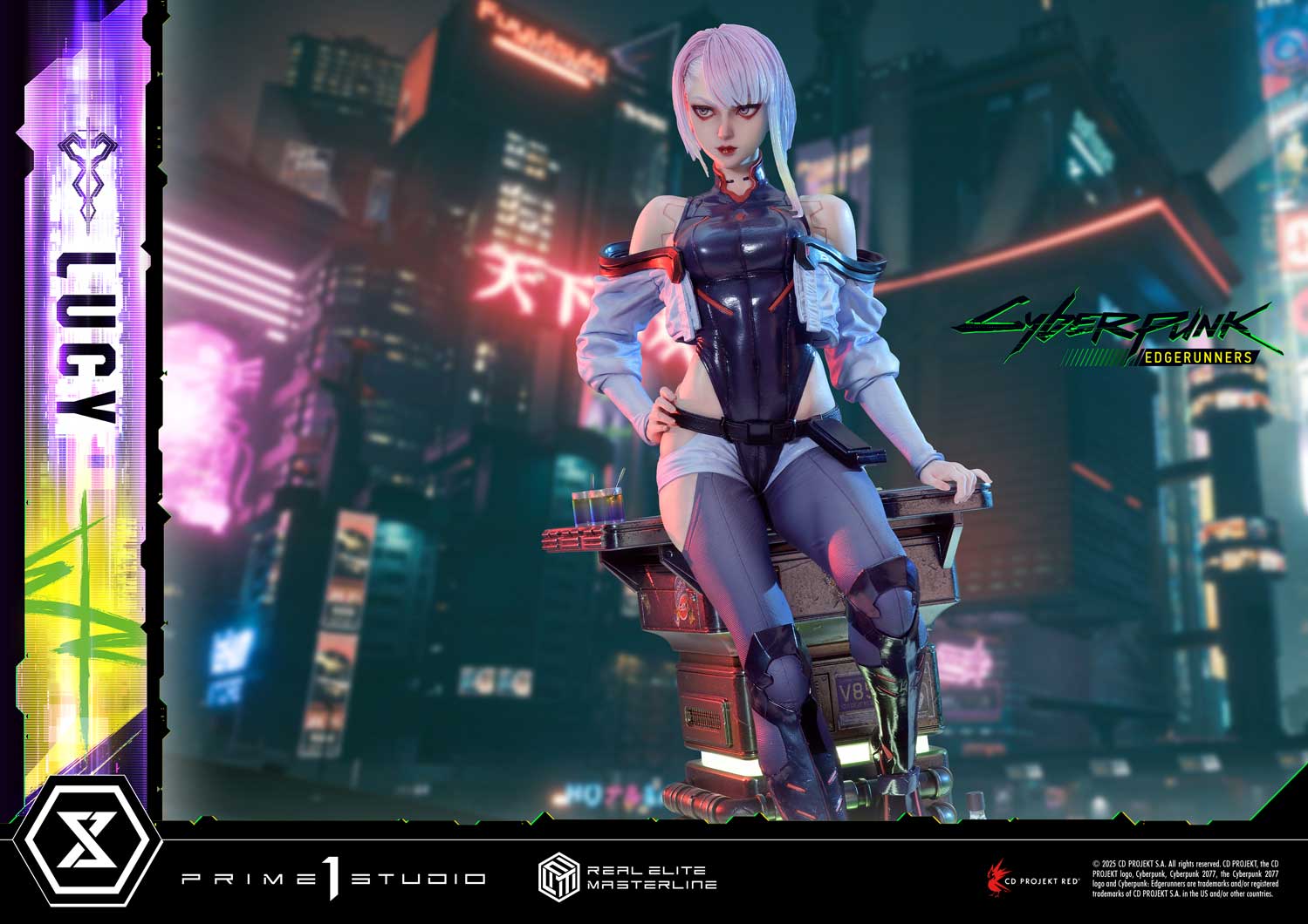 PRE-ORDER Prime1 Studio - Real Elite Masterline - Cyberpunk: Edgerunners - Lucy: Deluxe Bonus Ver. 1/4