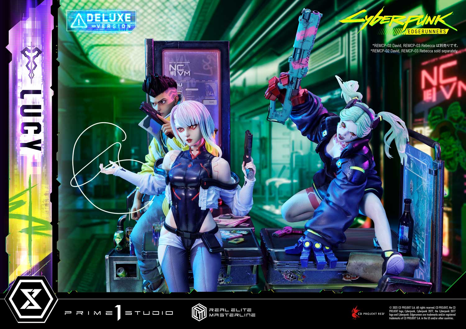 PRE-ORDER Prime1 Studio - Real Elite Masterline - Cyberpunk: Edgerunners - Lucy: Deluxe Bonus Ver. 1/4