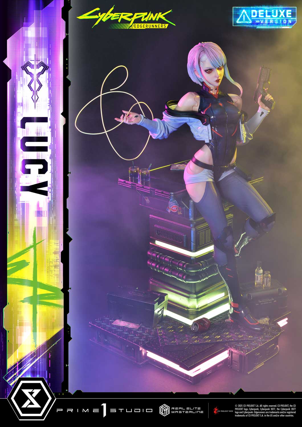PRE-ORDER Prime1 Studio - Real Elite Masterline - Cyberpunk: Edgerunners - Lucy: Deluxe Bonus Ver. 1/4