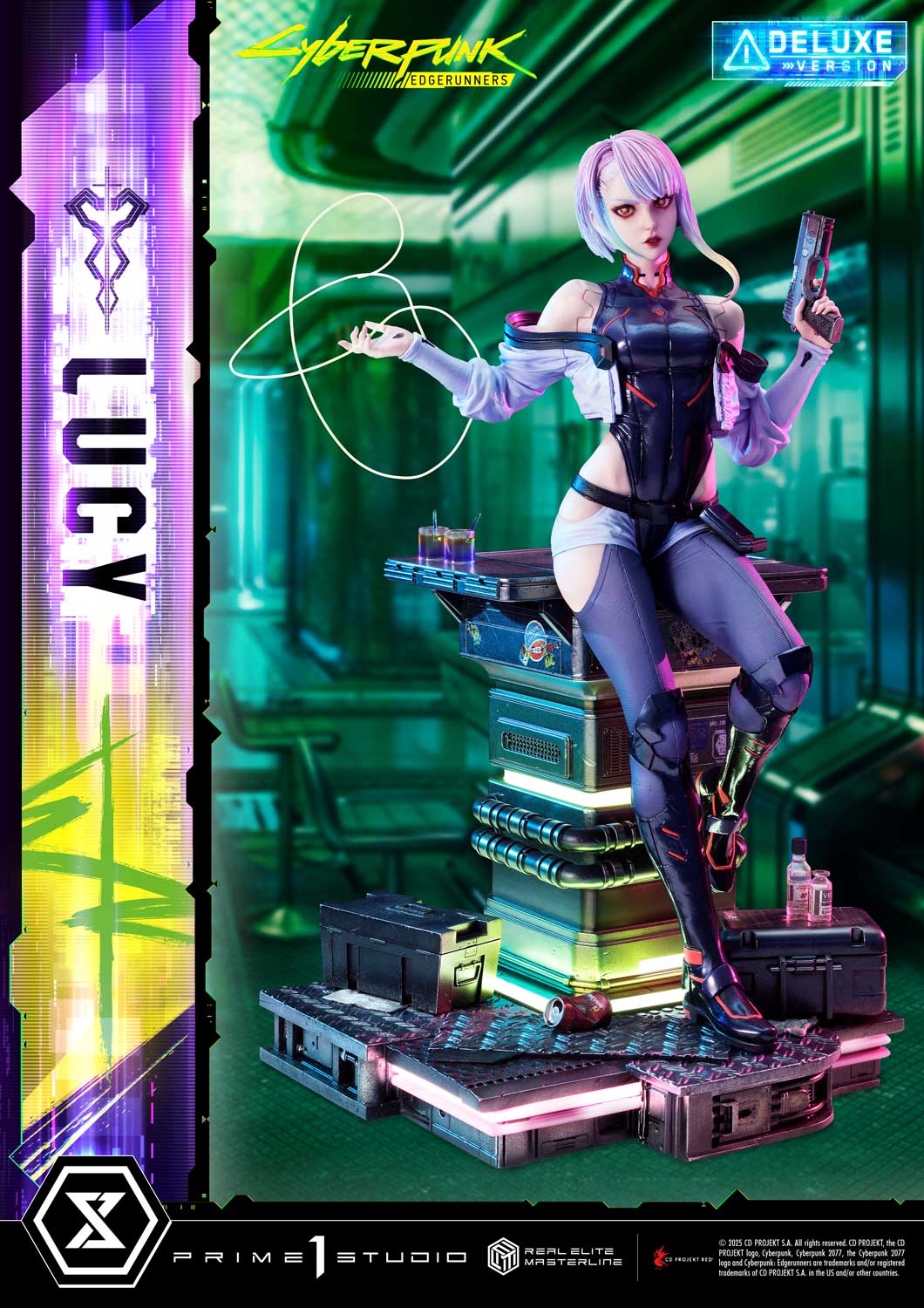 PRE-ORDER Prime1 Studio - Real Elite Masterline - Cyberpunk: Edgerunners - Lucy: Deluxe Bonus Ver. 1/4