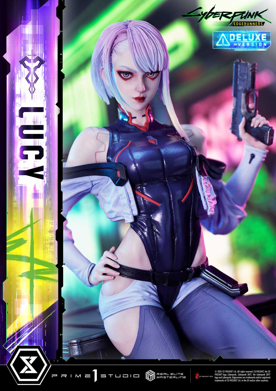 PRE-ORDER Prime1 Studio - Real Elite Masterline - Cyberpunk: Edgerunners - Lucy: Deluxe Bonus Ver. 1/4