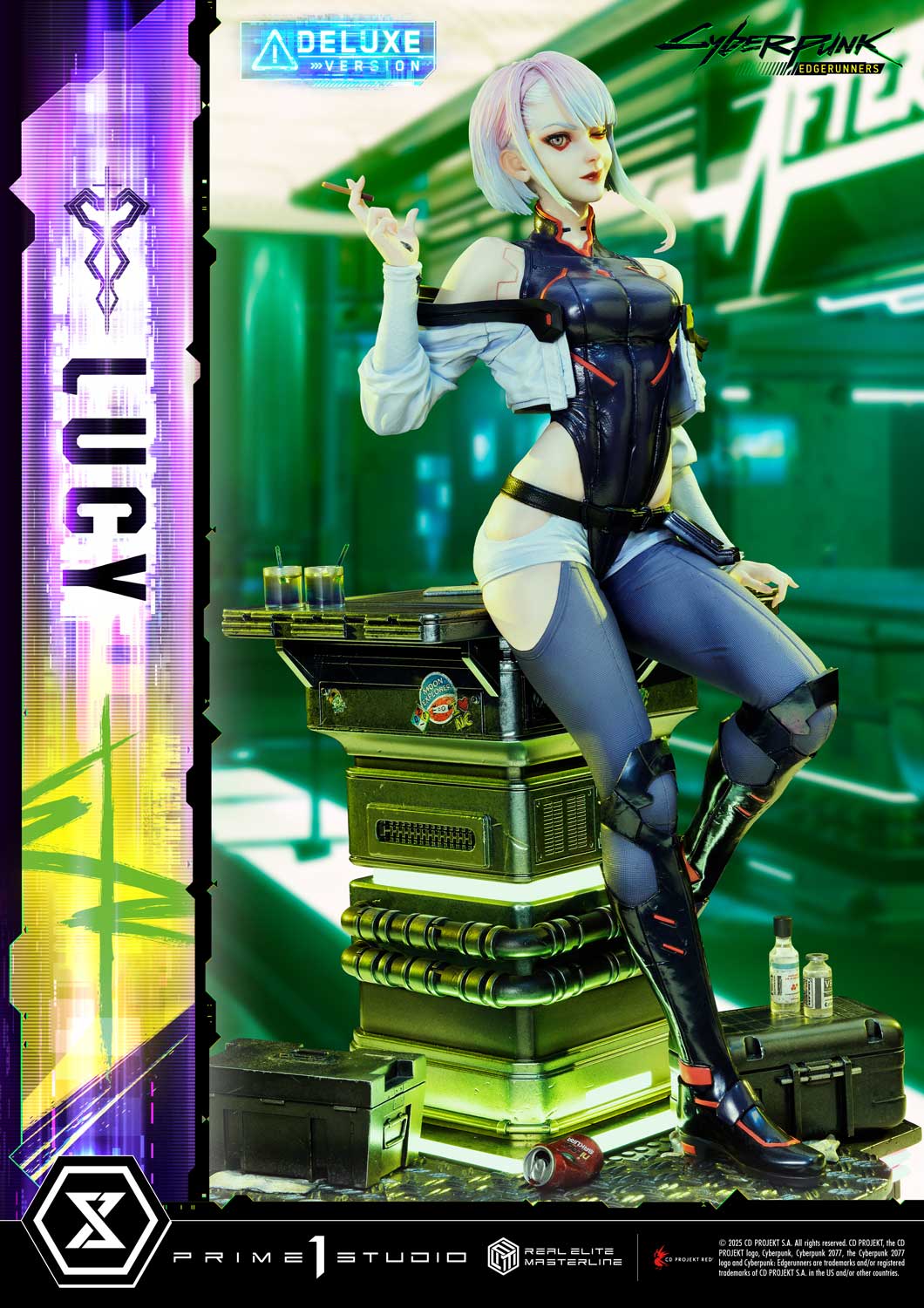 PRE-ORDER Prime1 Studio - Real Elite Masterline - Cyberpunk: Edgerunners - Lucy: Deluxe Bonus Ver. 1/4