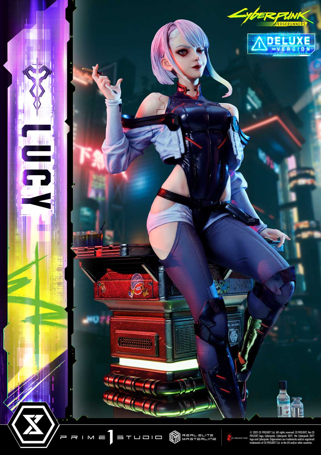 PRE-ORDER Prime1 Studio - Real Elite Masterline - Cyberpunk: Edgerunners - Lucy: Deluxe Bonus Ver. 1/4