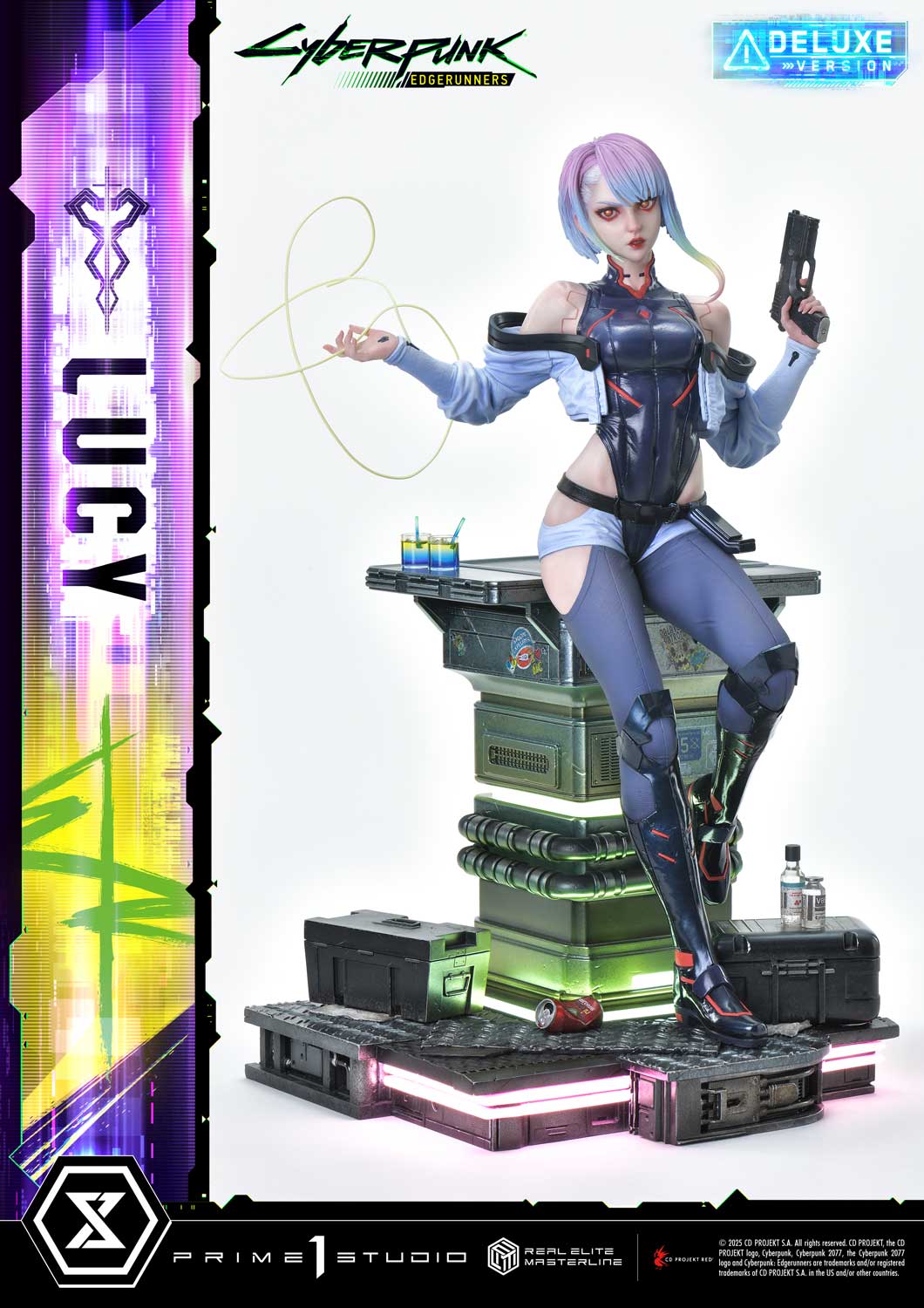 PRE-ORDER Prime1 Studio - Real Elite Masterline - Cyberpunk: Edgerunners - Lucy: Deluxe Bonus Ver. 1/4