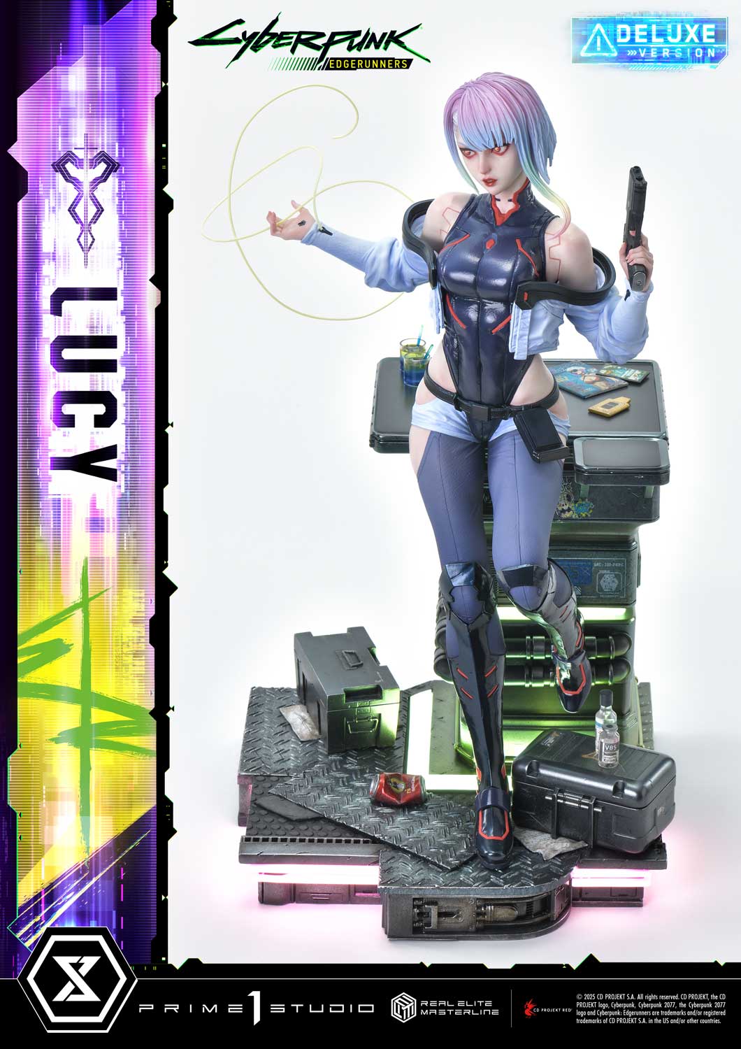PRE-ORDER Prime1 Studio - Real Elite Masterline - Cyberpunk: Edgerunners - Lucy: Deluxe Bonus Ver. 1/4