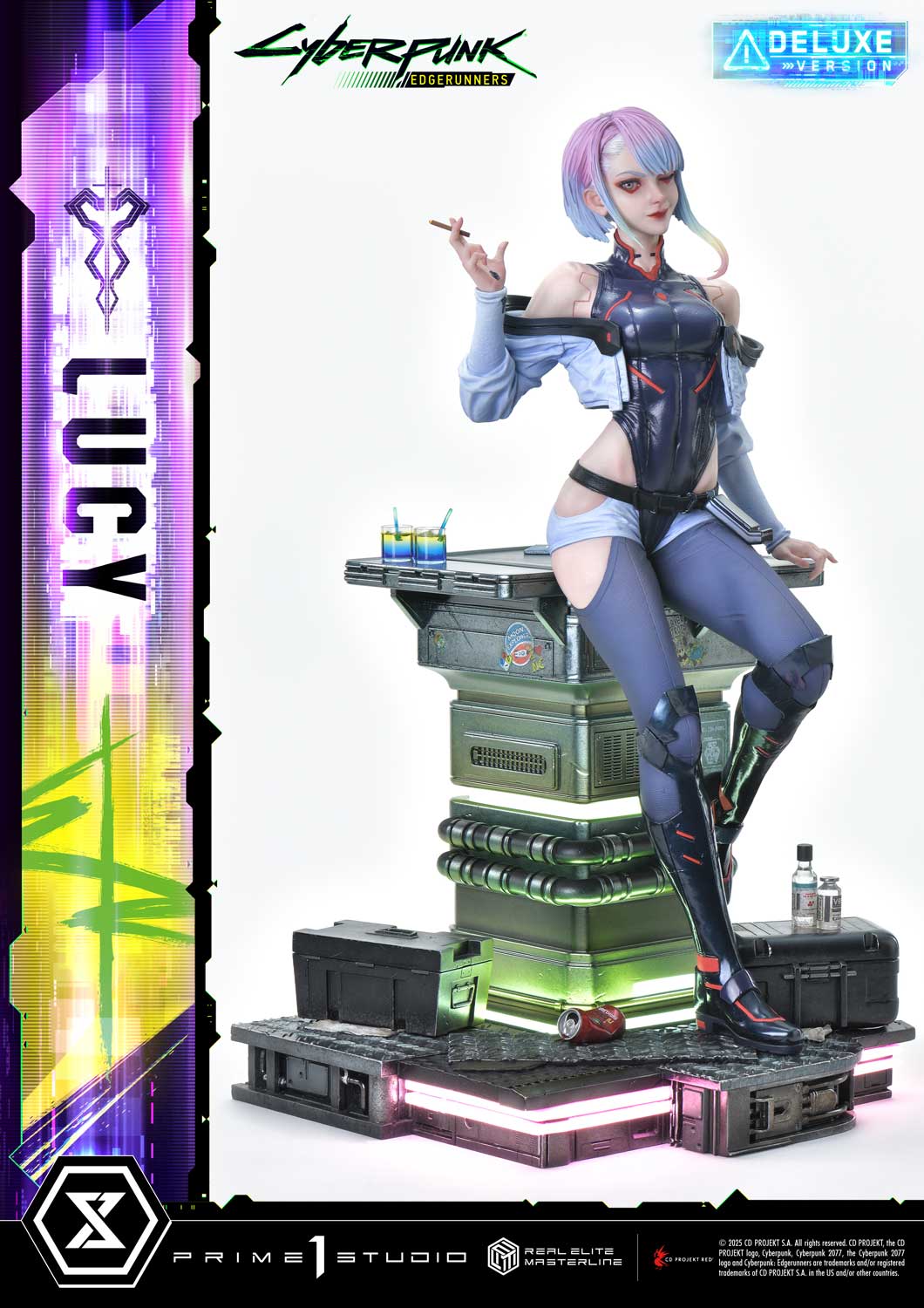 PRE-ORDER Prime1 Studio - Real Elite Masterline - Cyberpunk: Edgerunners - Lucy: Deluxe Bonus Ver. 1/4