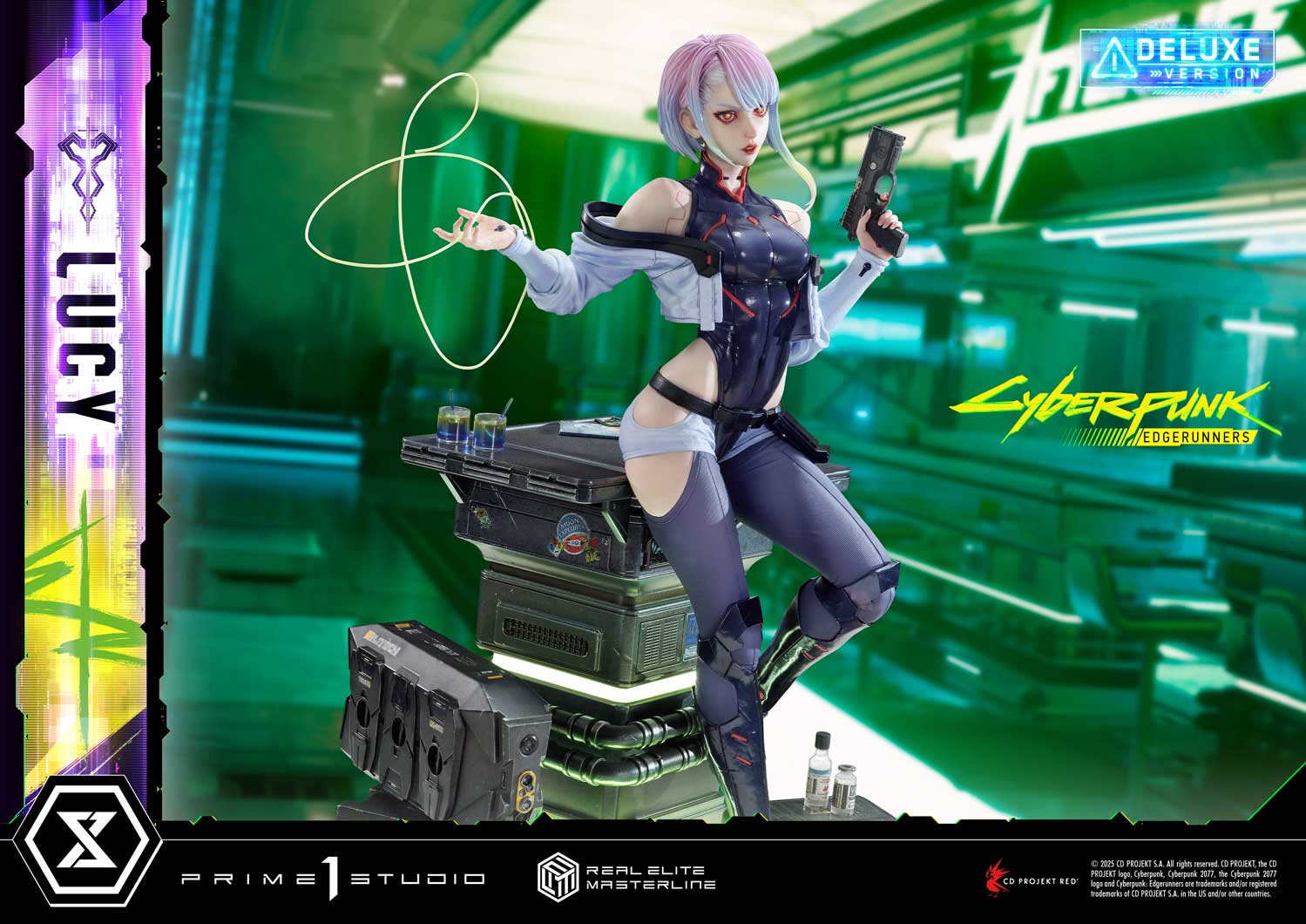 PRE-ORDER Prime1 Studio - Real Elite Masterline - Cyberpunk: Edgerunners - Lucy: Deluxe Bonus Ver. 1/4