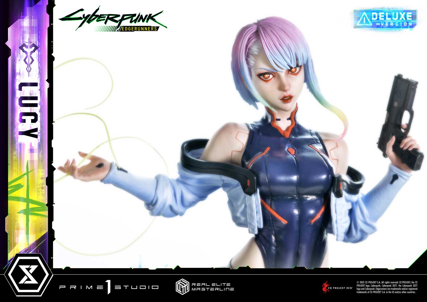 PRE-ORDER Prime1 Studio - Real Elite Masterline - Cyberpunk: Edgerunners - Lucy: Deluxe Bonus Ver. 1/4