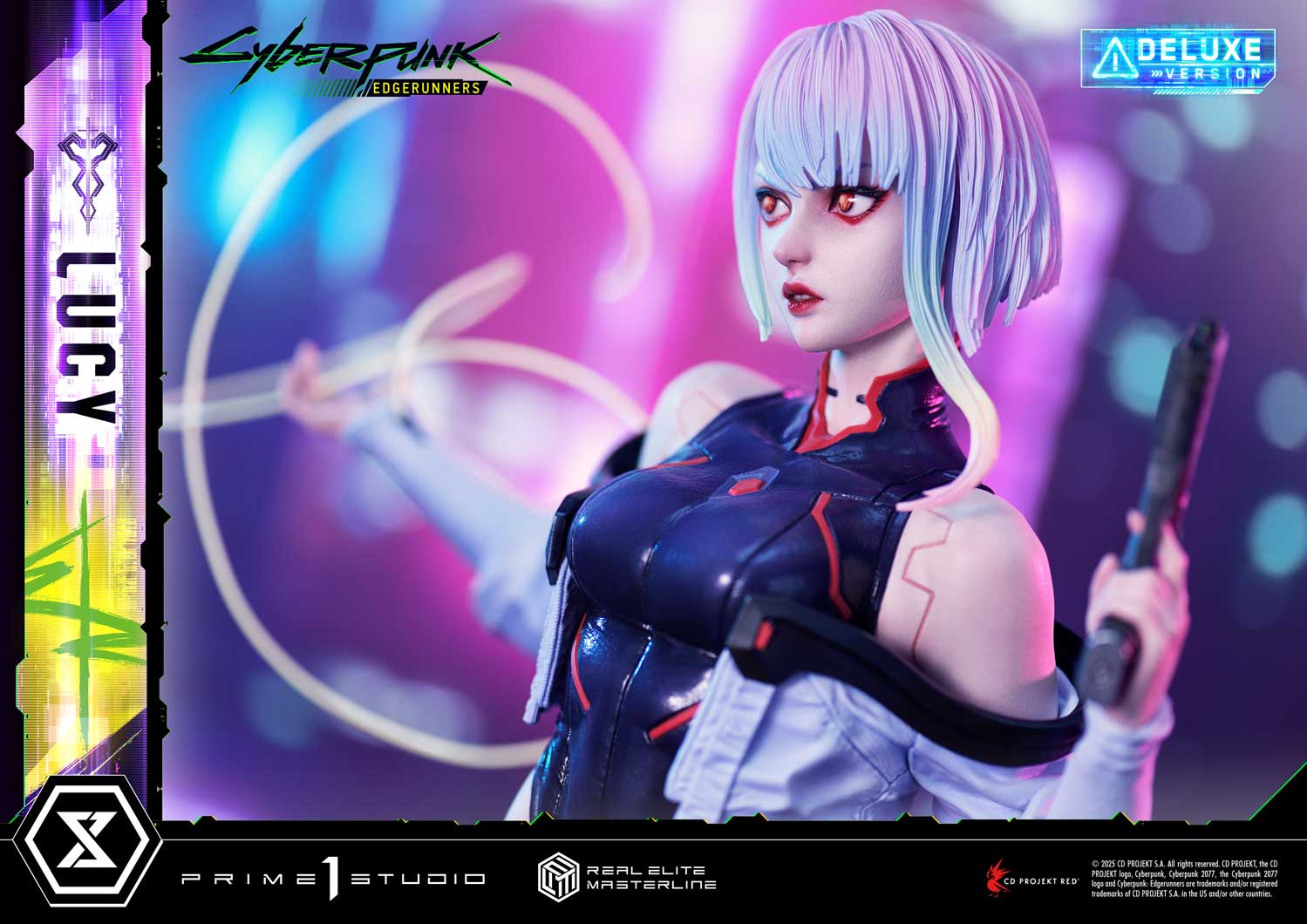 PRE-ORDER Prime1 Studio - Real Elite Masterline - Cyberpunk: Edgerunners - Lucy: Deluxe Bonus Ver. 1/4