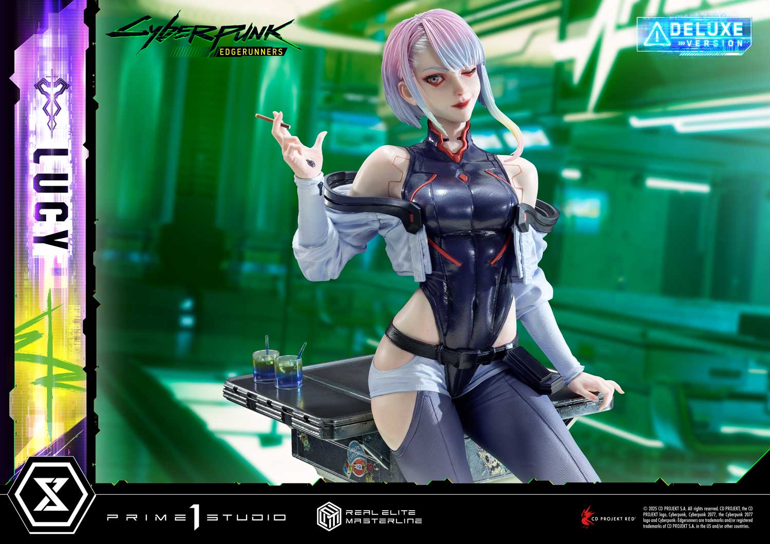 PRE-ORDER Prime1 Studio - Real Elite Masterline - Cyberpunk: Edgerunners - Lucy: Deluxe Bonus Ver. 1/4