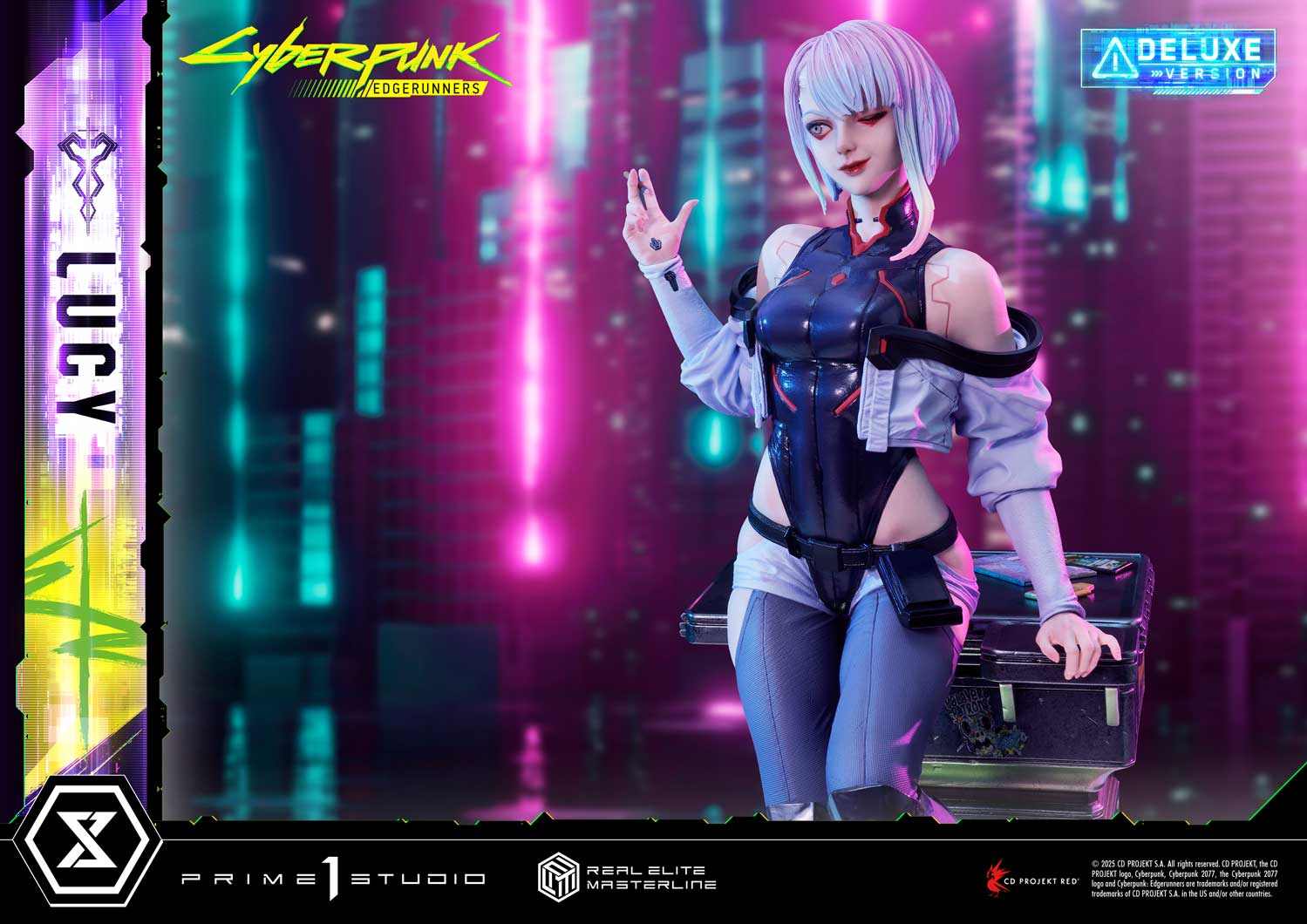 PRE-ORDER Prime1 Studio - Real Elite Masterline - Cyberpunk: Edgerunners - Lucy: Deluxe Bonus Ver. 1/4