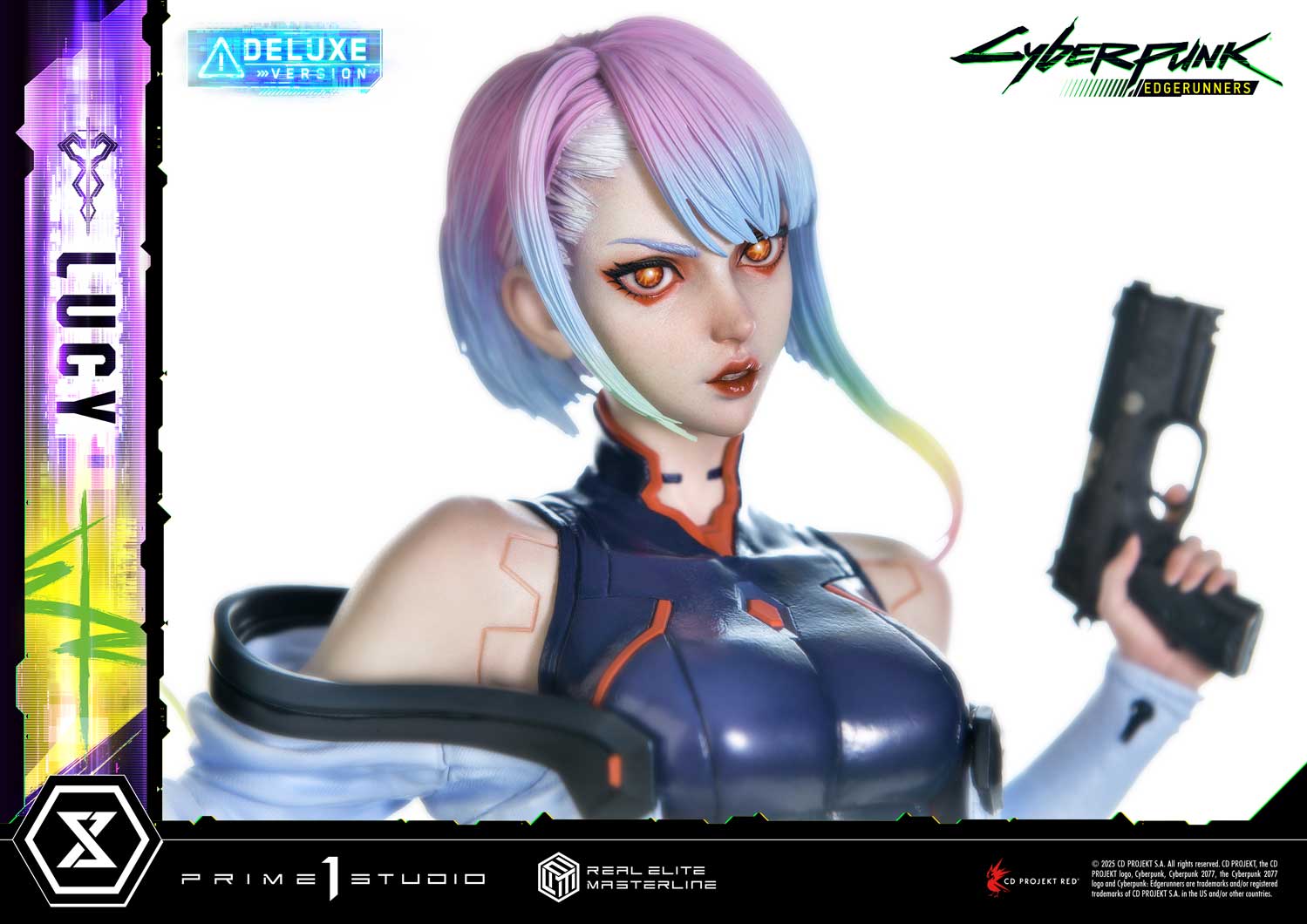 PRE-ORDER Prime1 Studio - Real Elite Masterline - Cyberpunk: Edgerunners - Lucy: Deluxe Bonus Ver. 1/4