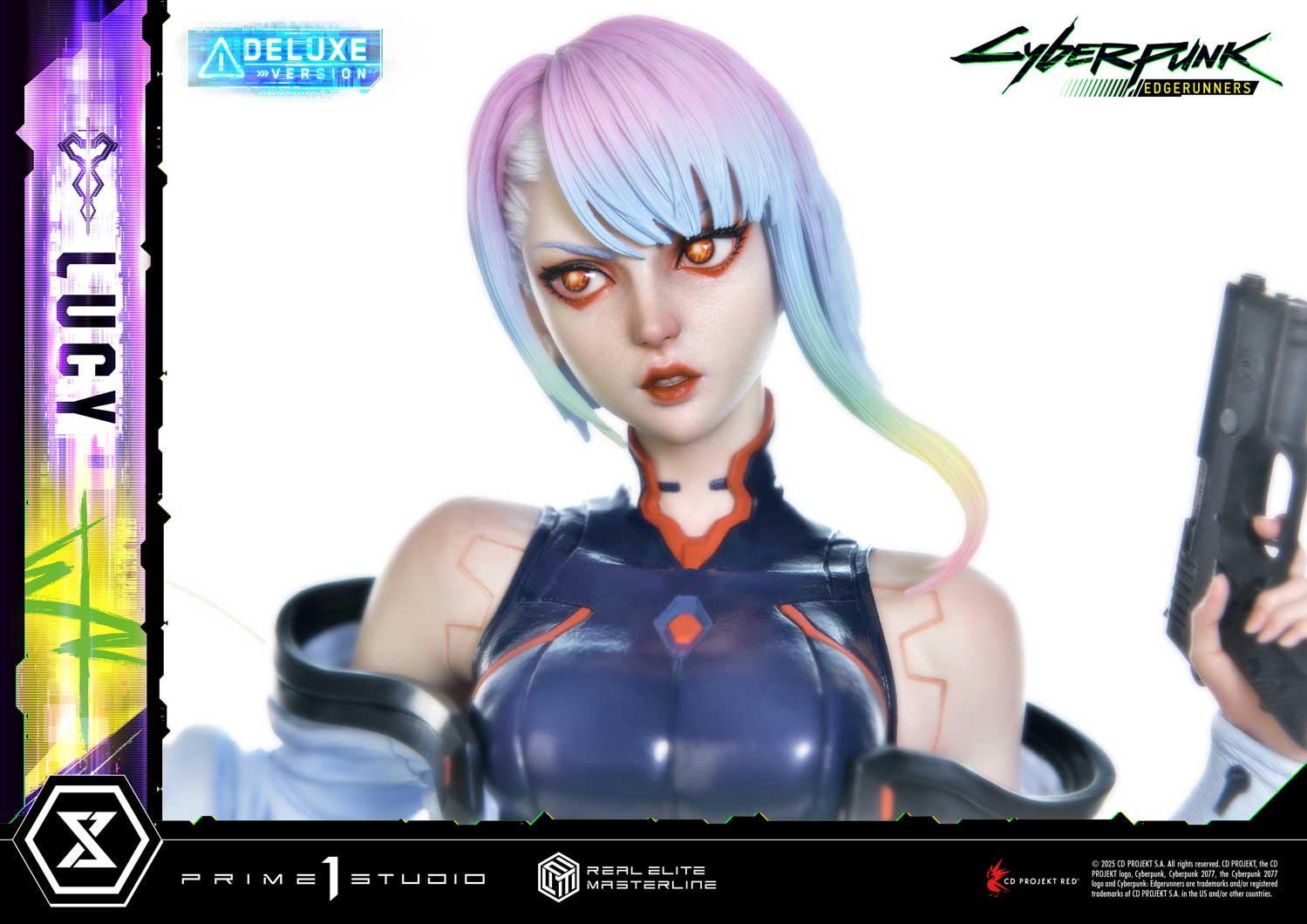 PRE-ORDER Prime1 Studio - Real Elite Masterline - Cyberpunk: Edgerunners - Lucy: Deluxe Bonus Ver. 1/4