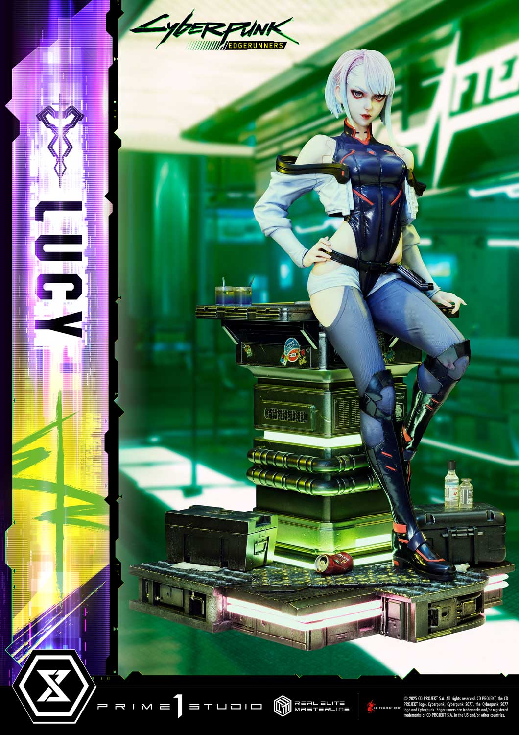 PRE-ORDER Prime1 Studio - Real Elite Masterline - Cyberpunk: Edgerunners - Lucy: Deluxe Bonus Ver. 1/4