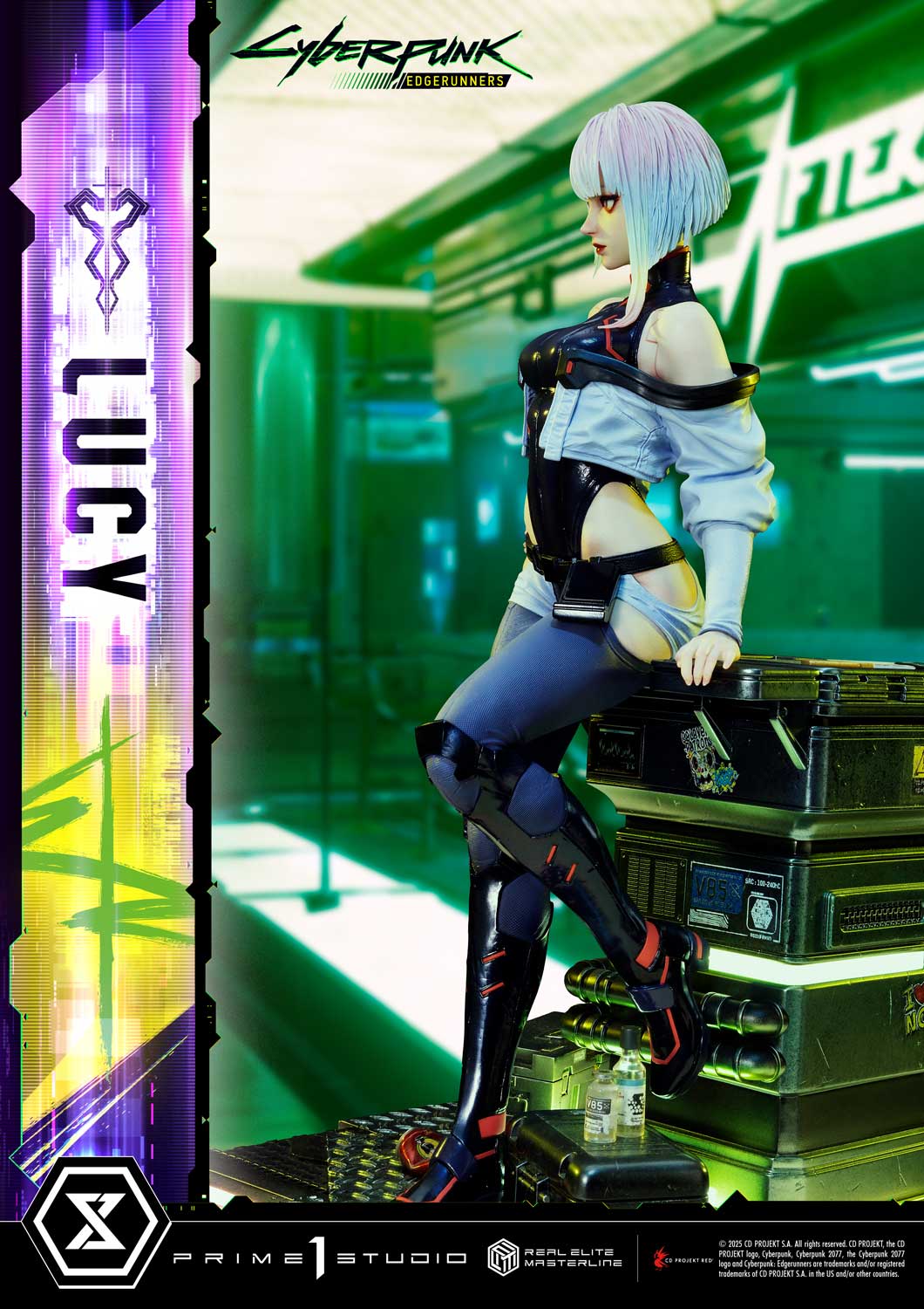 PRE-ORDER Prime1 Studio - Real Elite Masterline - Cyberpunk: Edgerunners - Lucy: Deluxe Bonus Ver. 1/4