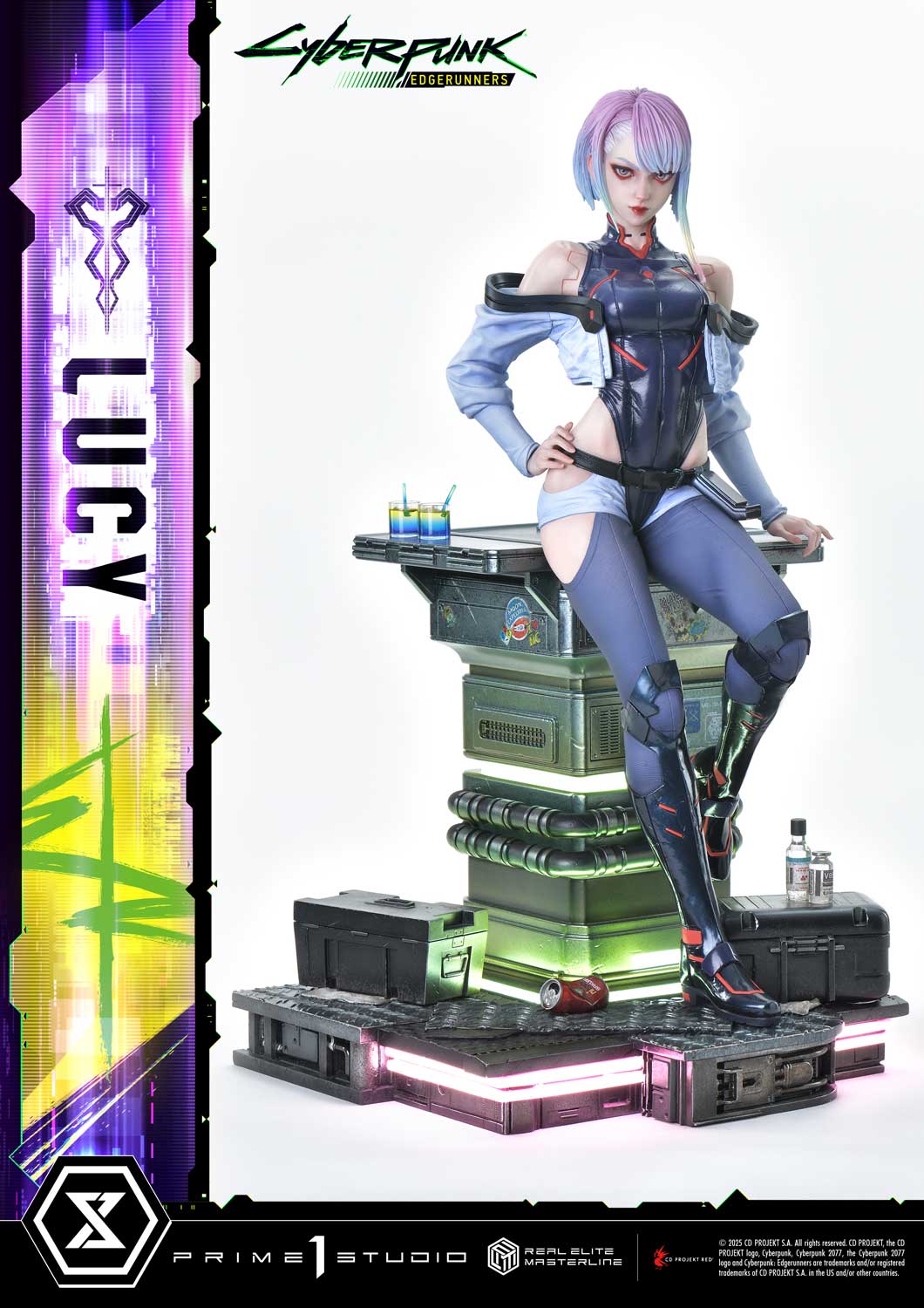 PRE-ORDER Prime1 Studio - Real Elite Masterline - Cyberpunk: Edgerunners - Lucy: Deluxe Bonus Ver. 1/4