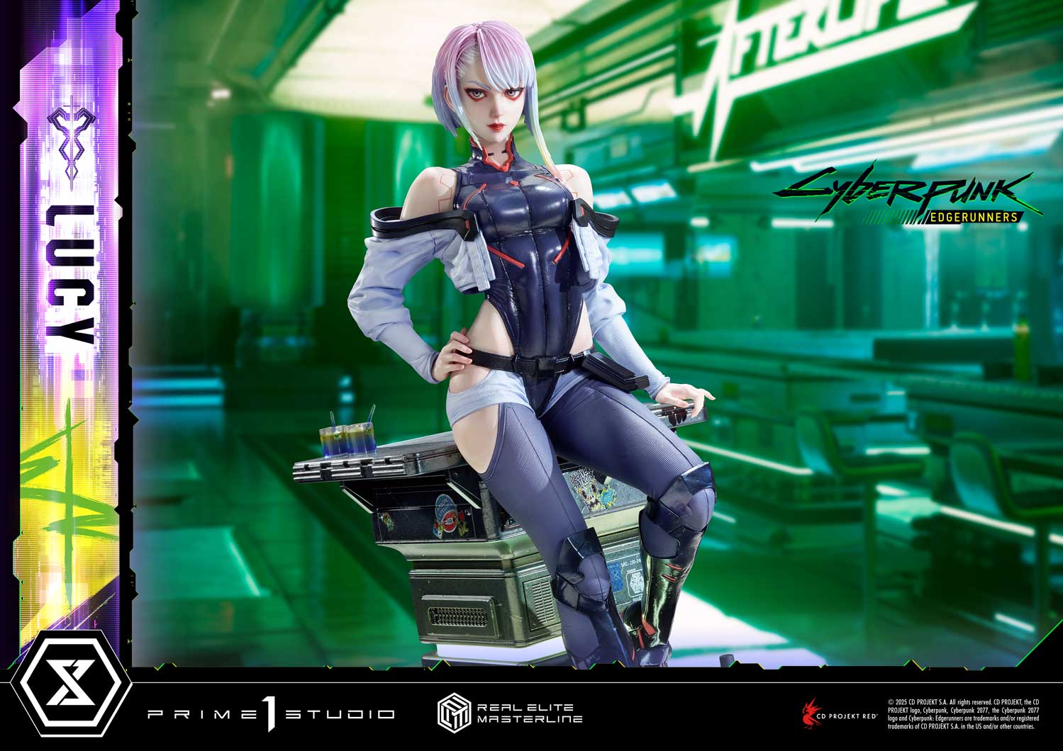 PRE-ORDER Prime1 Studio - Real Elite Masterline - Cyberpunk: Edgerunners - Lucy: Deluxe Bonus Ver. 1/4