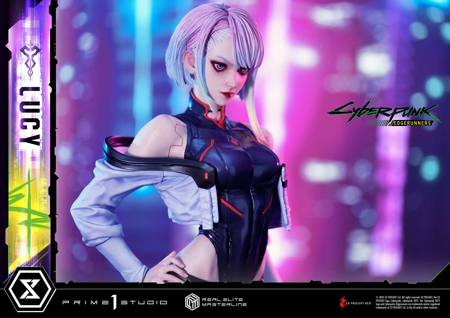 PRE-ORDER Prime1 Studio - Real Elite Masterline - Cyberpunk: Edgerunners - Lucy: Deluxe Bonus Ver. 1/4