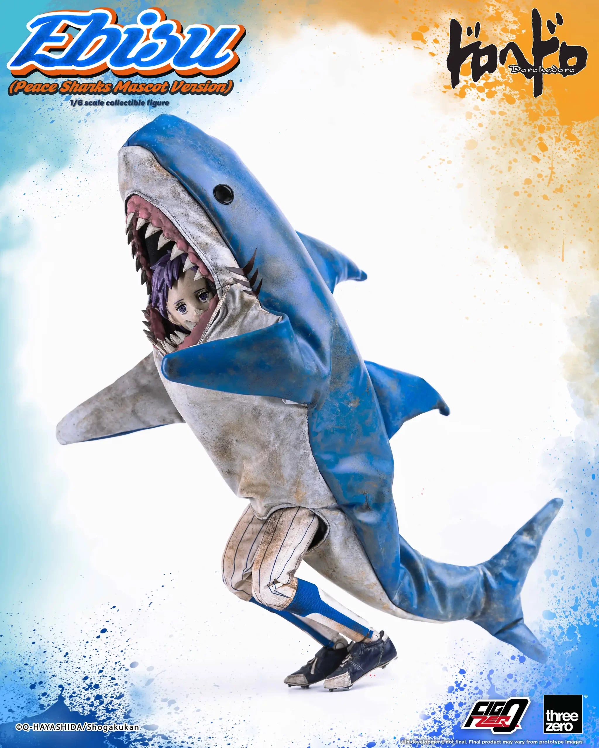 PRE-ORDER threezero - FigZero - Dorohedoro - Ebisu: Peace Sharks Mascot Version 1/6