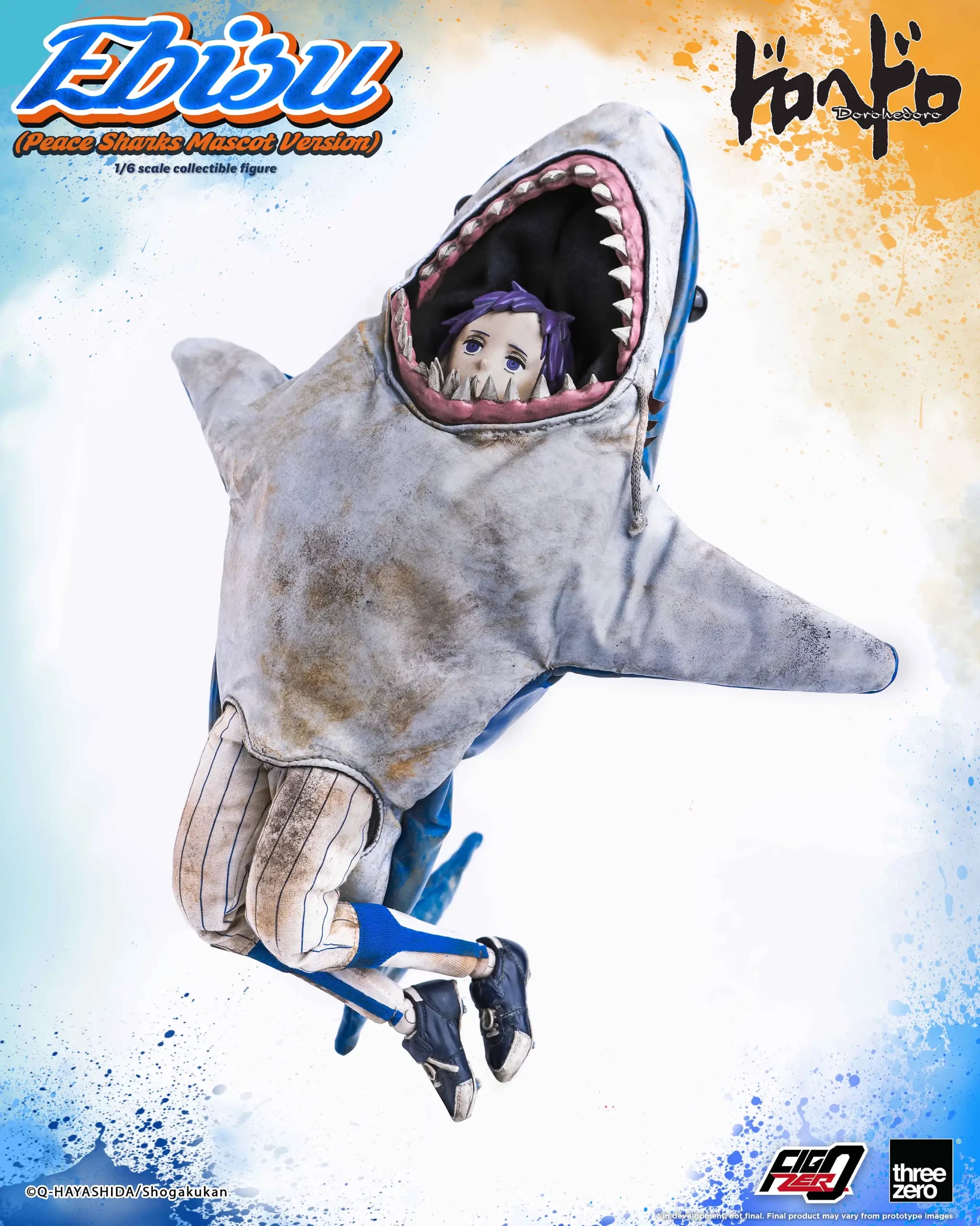 PRE-ORDER threezero - FigZero - Dorohedoro - Ebisu: Peace Sharks Mascot Version 1/6