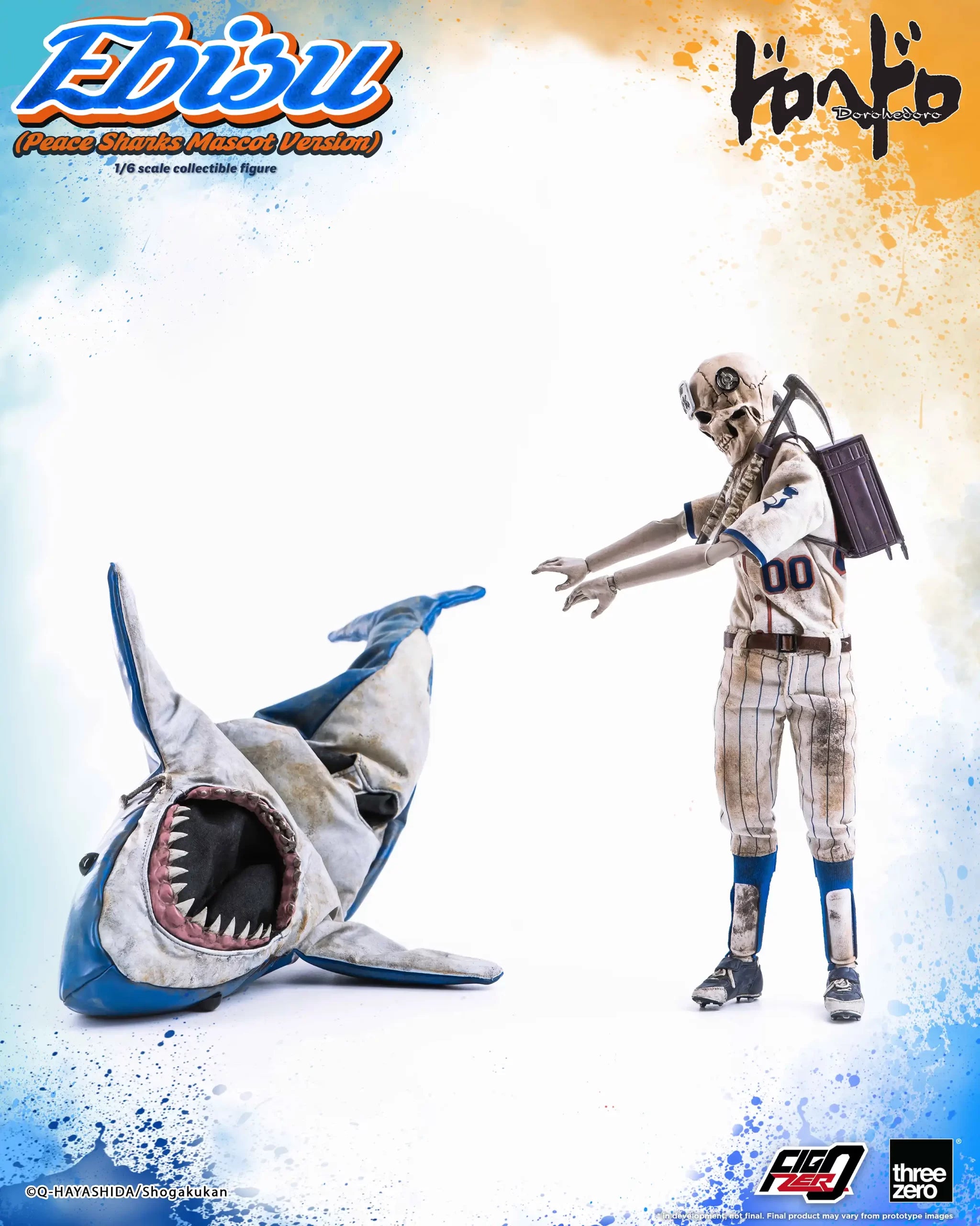 PRE-ORDER threezero - FigZero - Dorohedoro - Ebisu: Peace Sharks Mascot Version 1/6