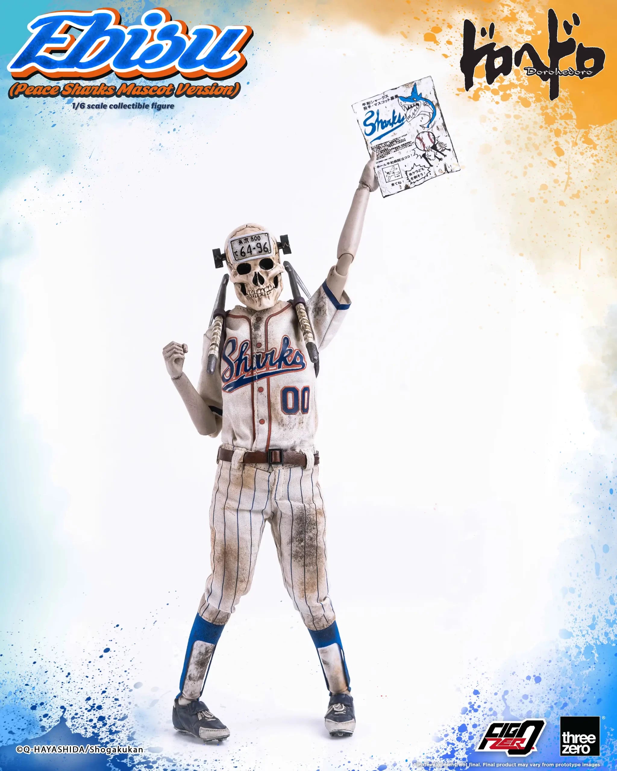 PRE-ORDER threezero - FigZero - Dorohedoro - Ebisu: Peace Sharks Mascot Version 1/6