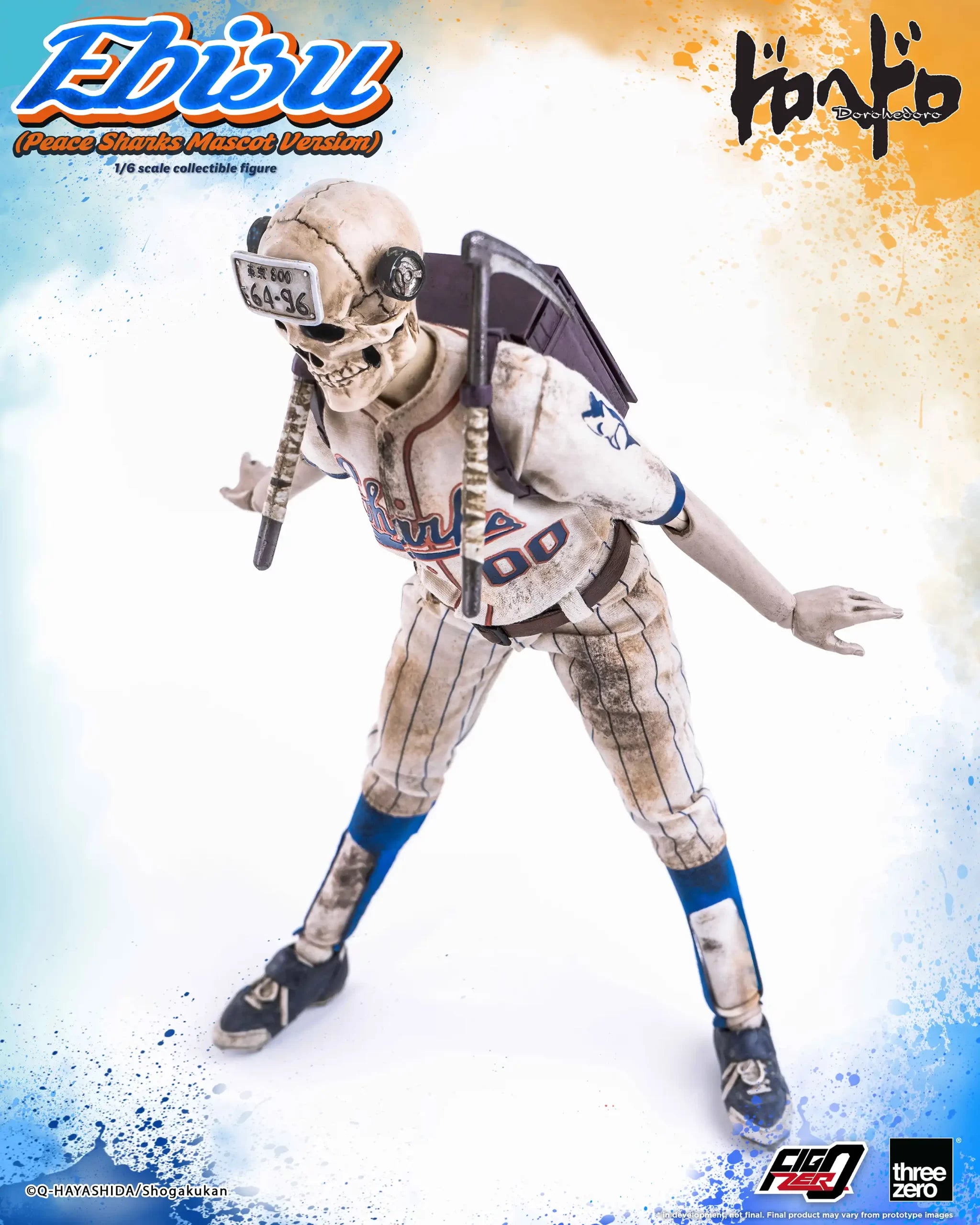 PRE-ORDER threezero - FigZero - Dorohedoro - Ebisu: Peace Sharks Mascot Version 1/6