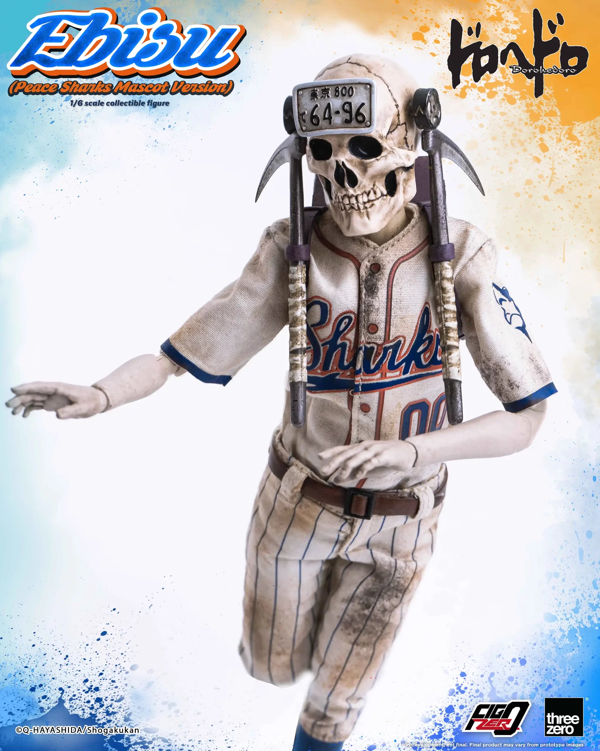 PRE-ORDER threezero - FigZero - Dorohedoro - Ebisu: Peace Sharks Mascot Version 1/6