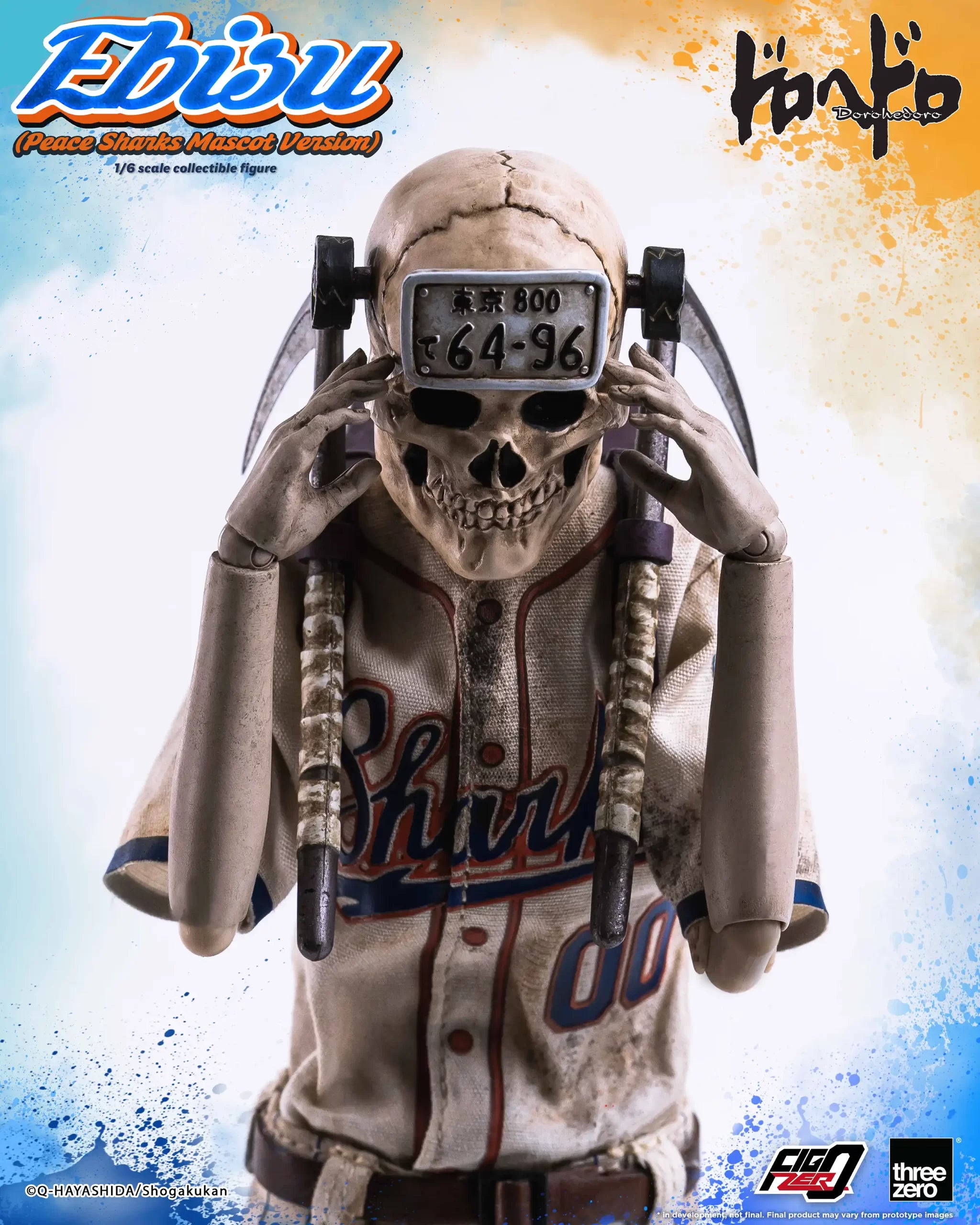 PRE-ORDER threezero - FigZero - Dorohedoro - Ebisu: Peace Sharks Mascot Version 1/6