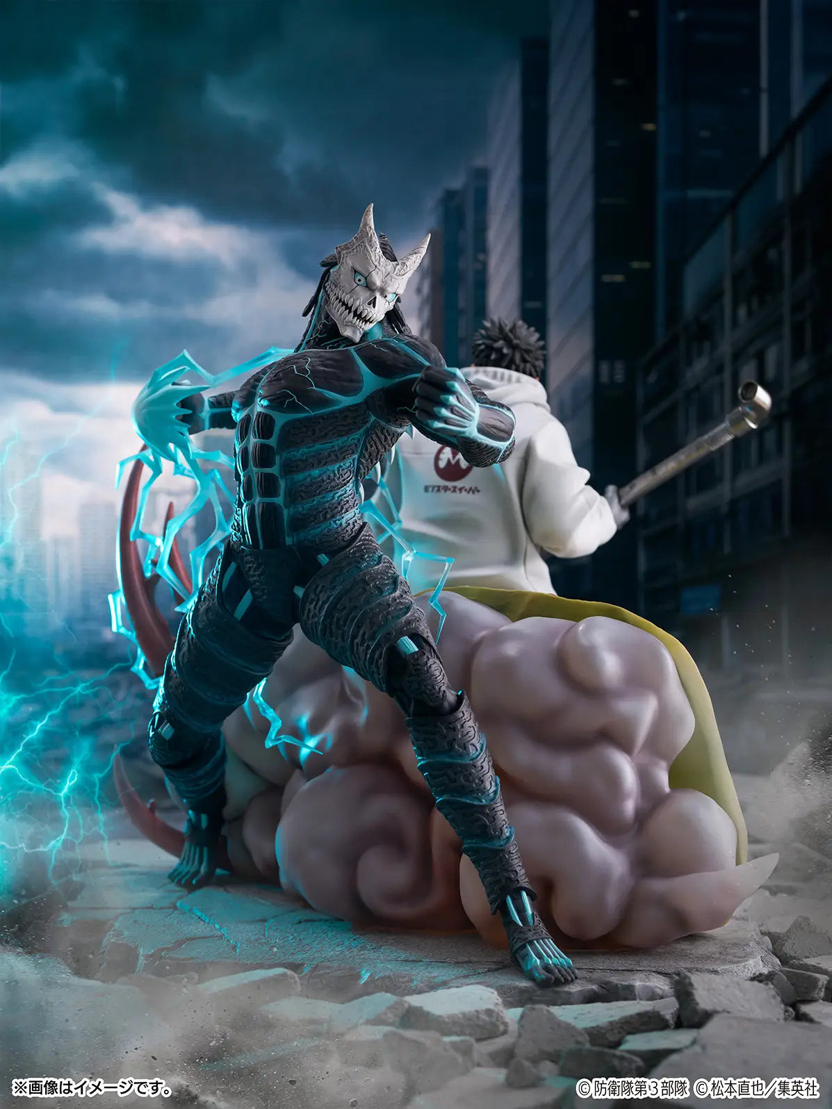 PRE-ORDER eStream - Shibuya Scramble Figure - Kaiju No. 8 - Kaiju No. 8 & Kafka Hibino 1/7