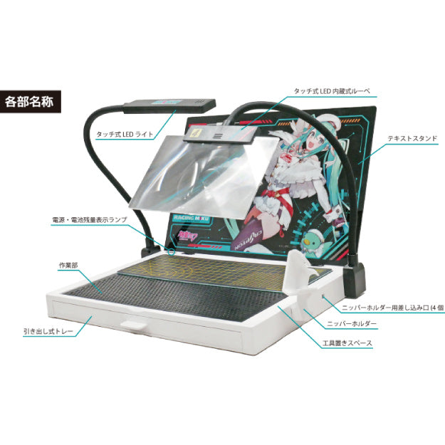 PRE-ORDER Plamo Improvement Commission - Work Station Ver.2.0 Pro: Racing Miku 2023 Ver.