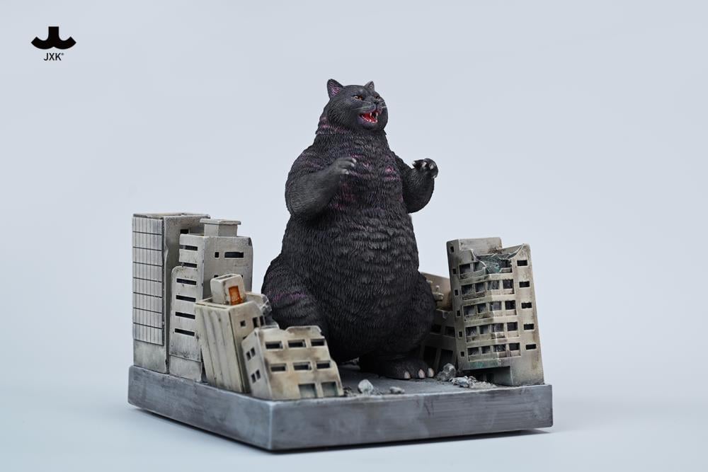 PRE-ORDER JXK Studio - Kitty Kaiju - Meowzilla: Destroyed City Diorama