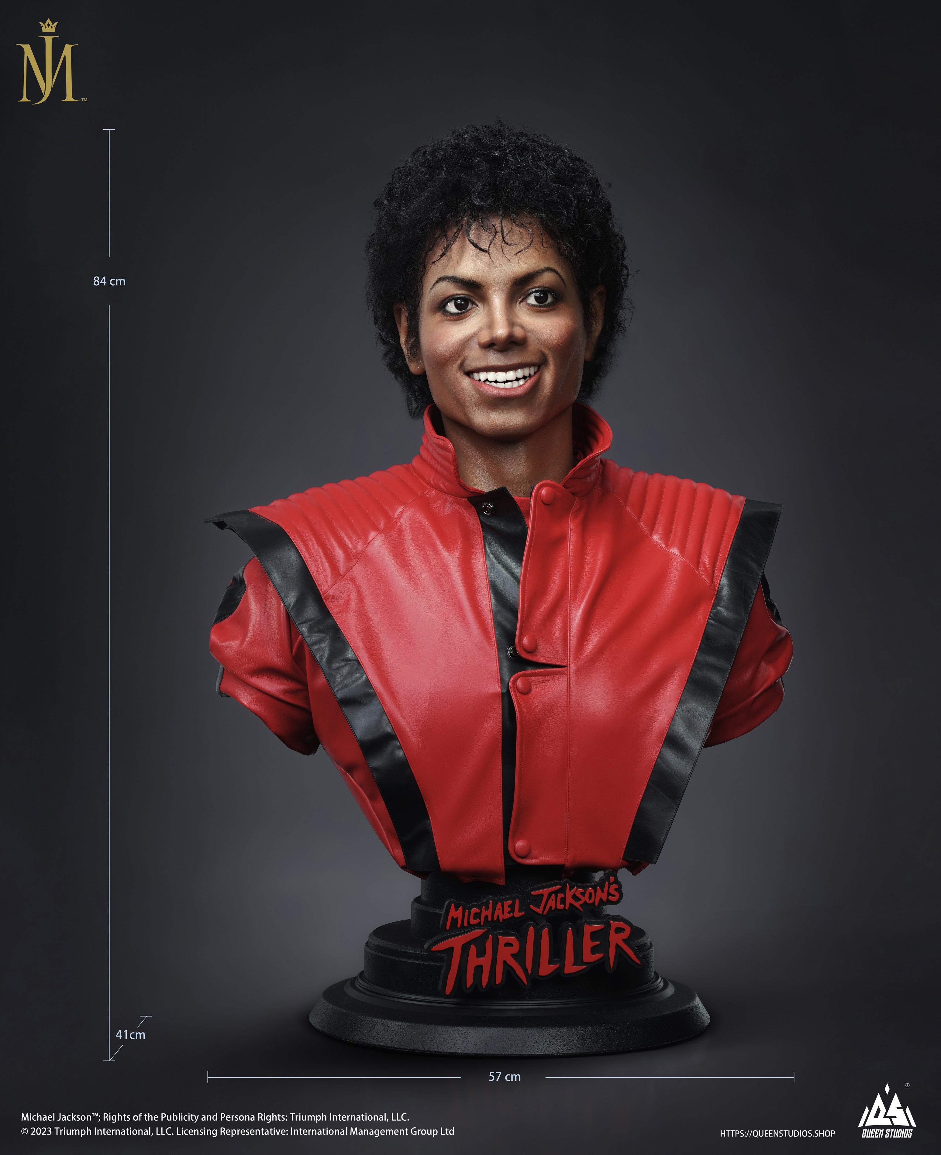 PRE-ORDER Queen Studios - Michael Jackson Life-Size Bust