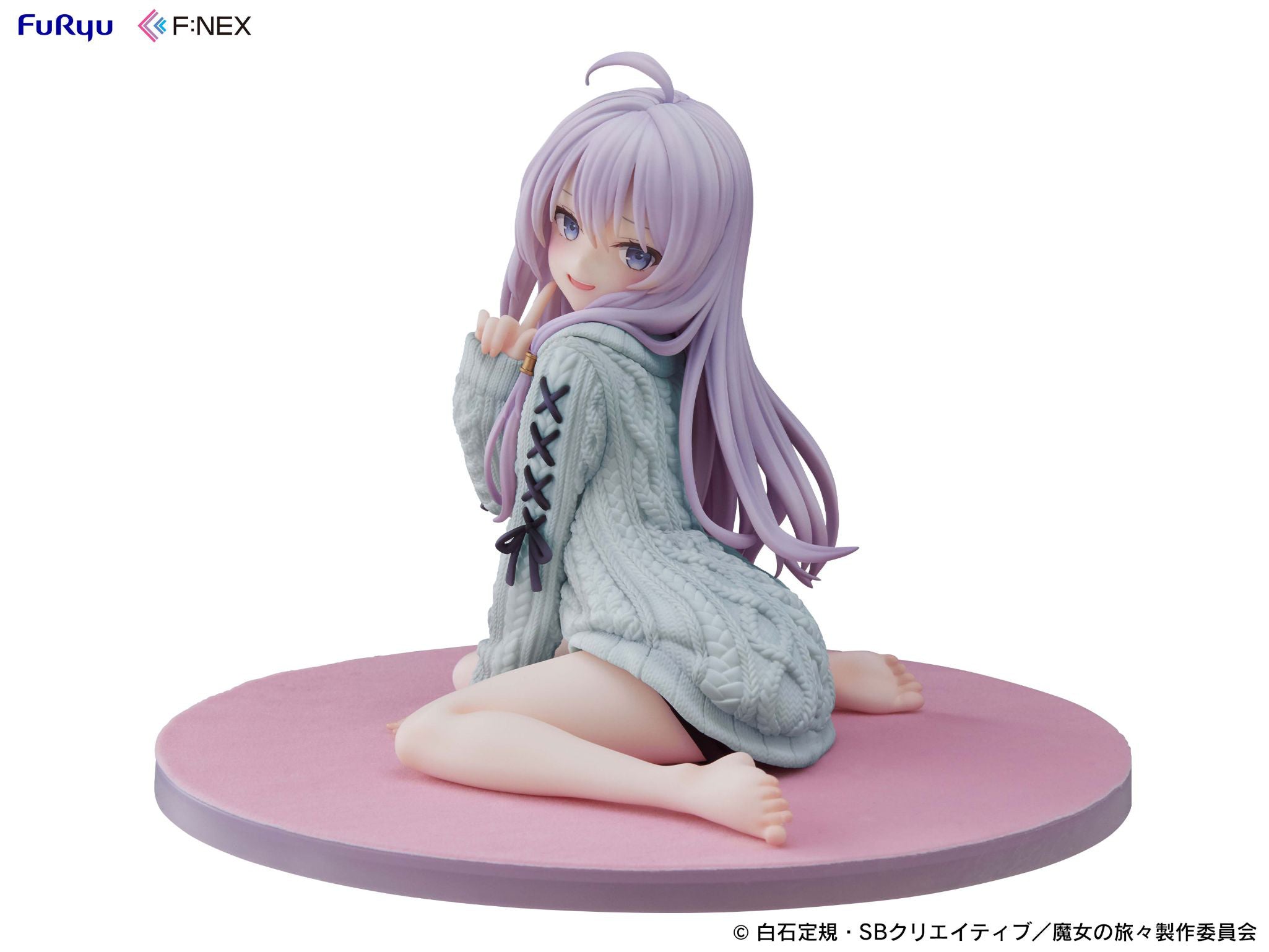 PRE-ORDER FuRyu - Wandering Witch: The Journey of Elaina - Elaina: Knit Ver.: Repaint BLUE 1/7