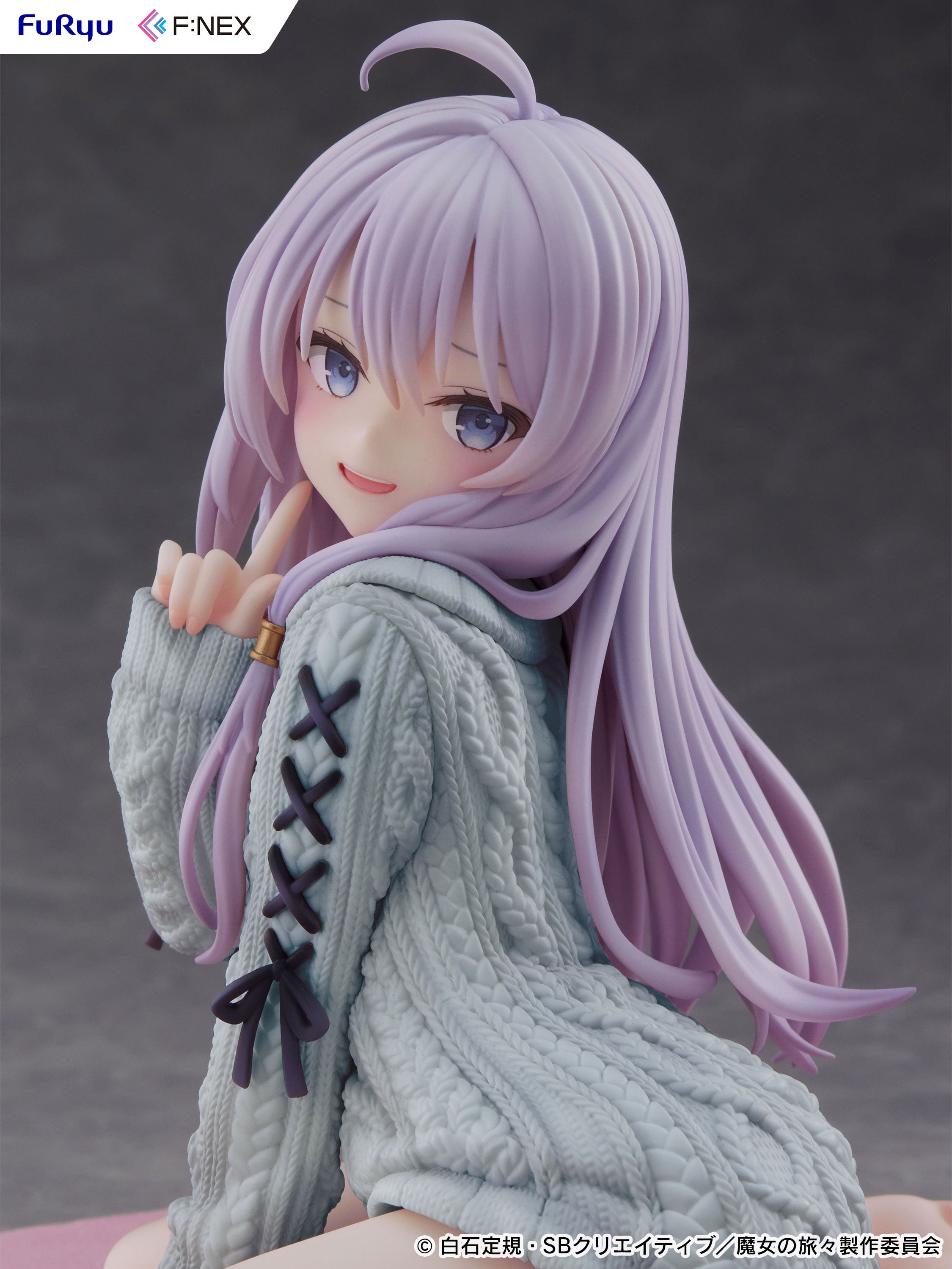 PRE-ORDER FuRyu - Wandering Witch: The Journey of Elaina - Elaina: Knit Ver.: Repaint BLUE 1/7
