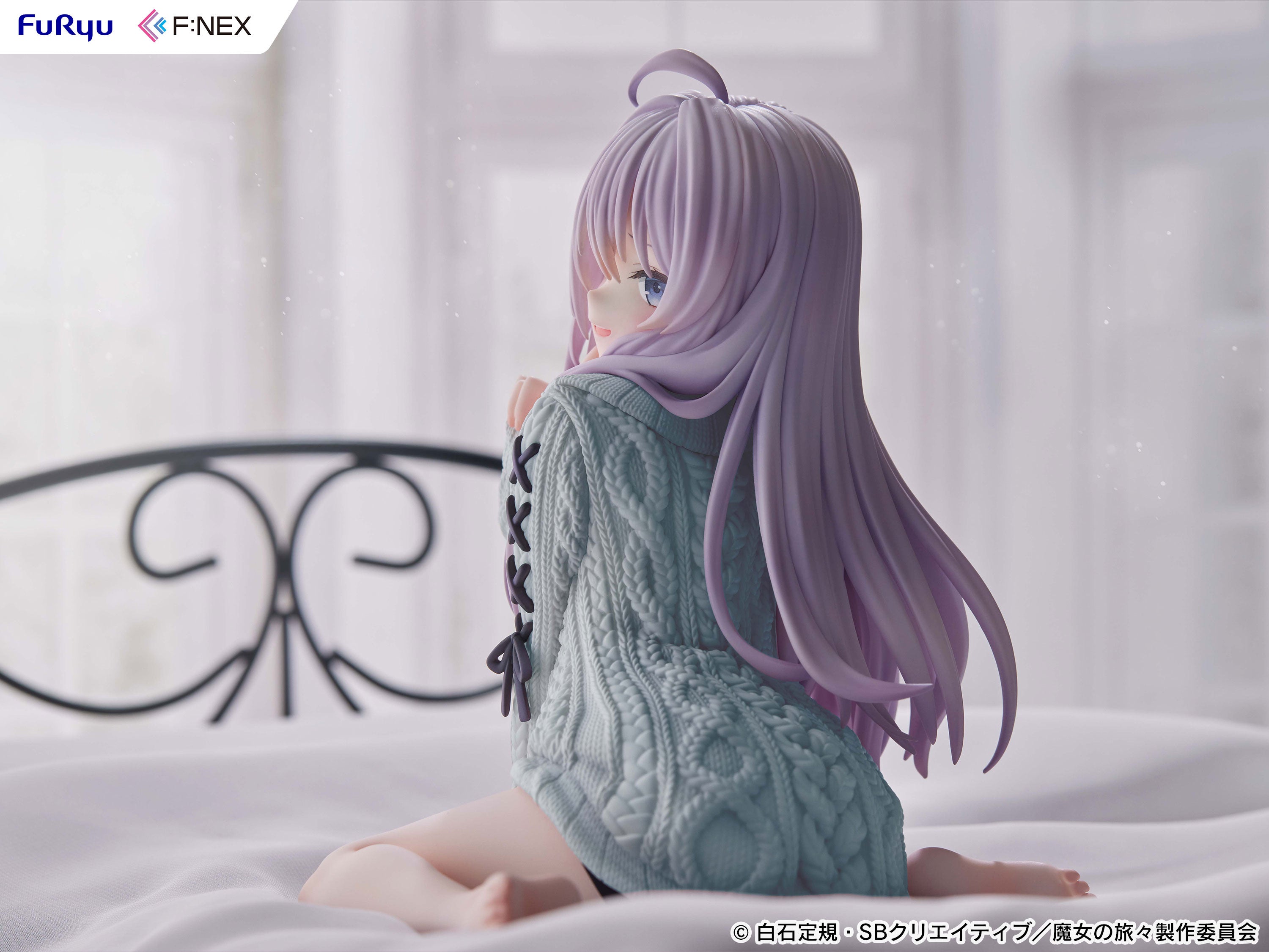 PRE-ORDER FuRyu - Wandering Witch: The Journey of Elaina - Elaina: Knit Ver.: Repaint BLUE 1/7