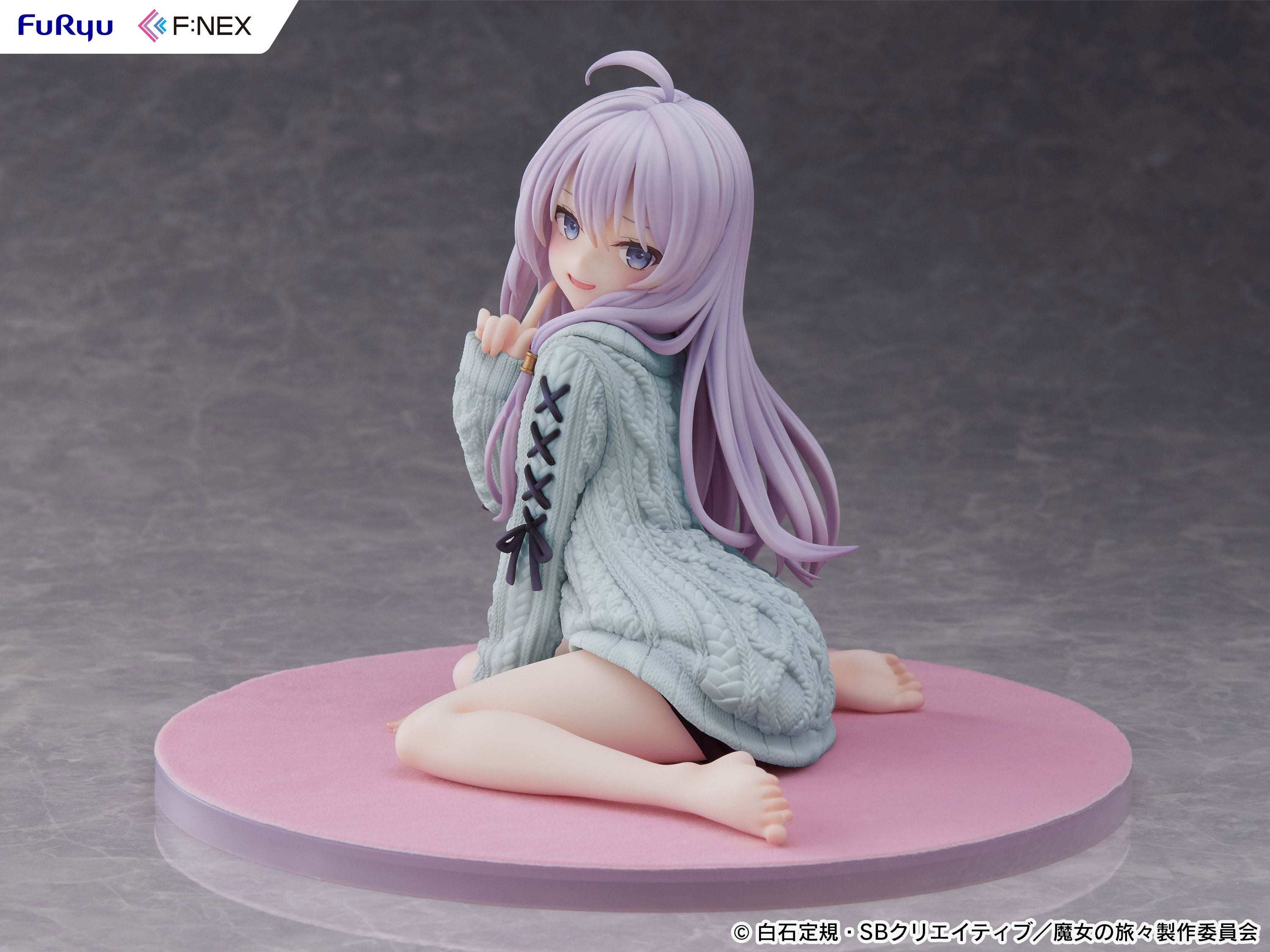PRE-ORDER FuRyu - Wandering Witch: The Journey of Elaina - Elaina: Knit Ver.: Repaint BLUE 1/7