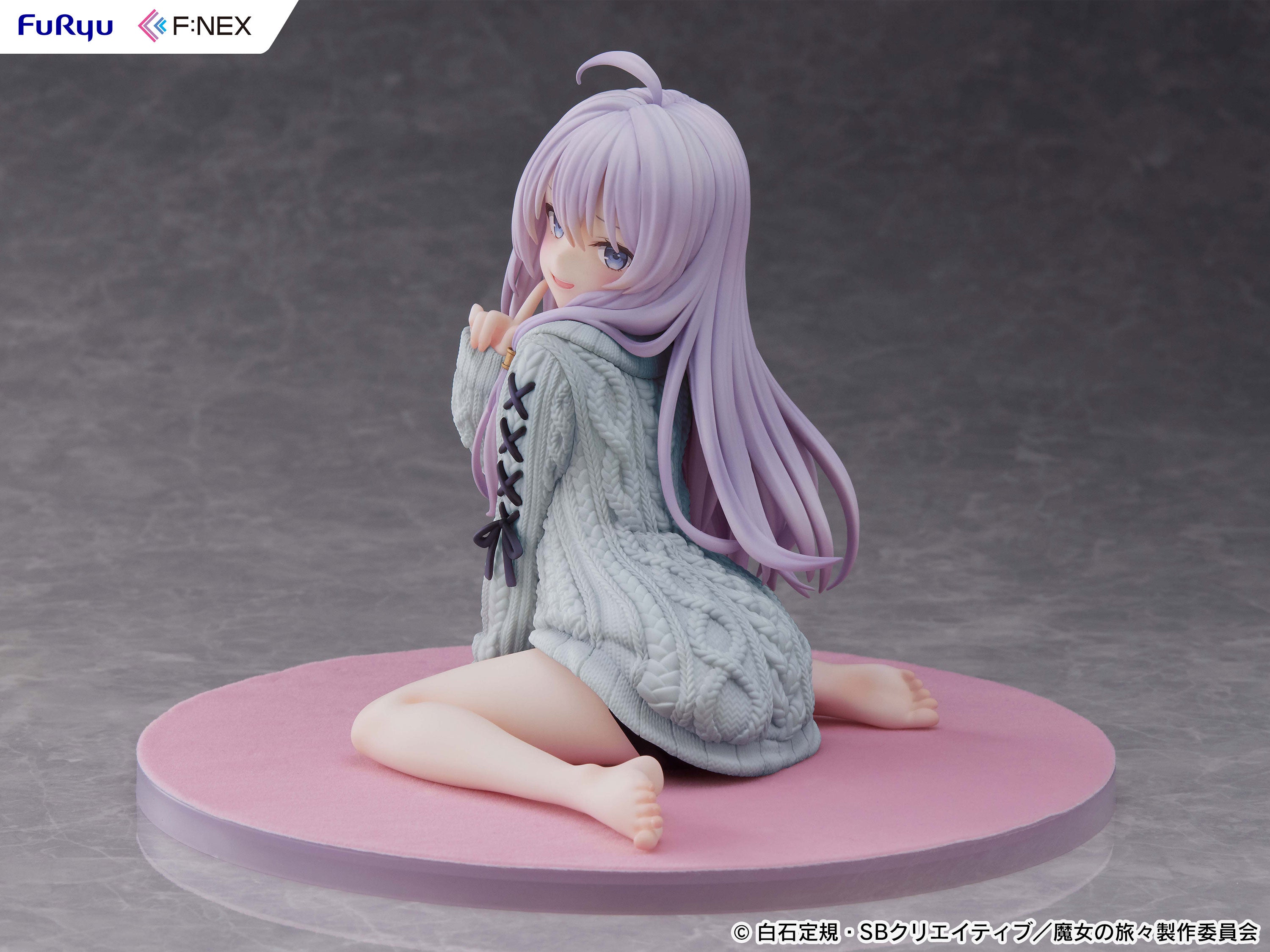 PRE-ORDER FuRyu - Wandering Witch: The Journey of Elaina - Elaina: Knit Ver.: Repaint BLUE 1/7