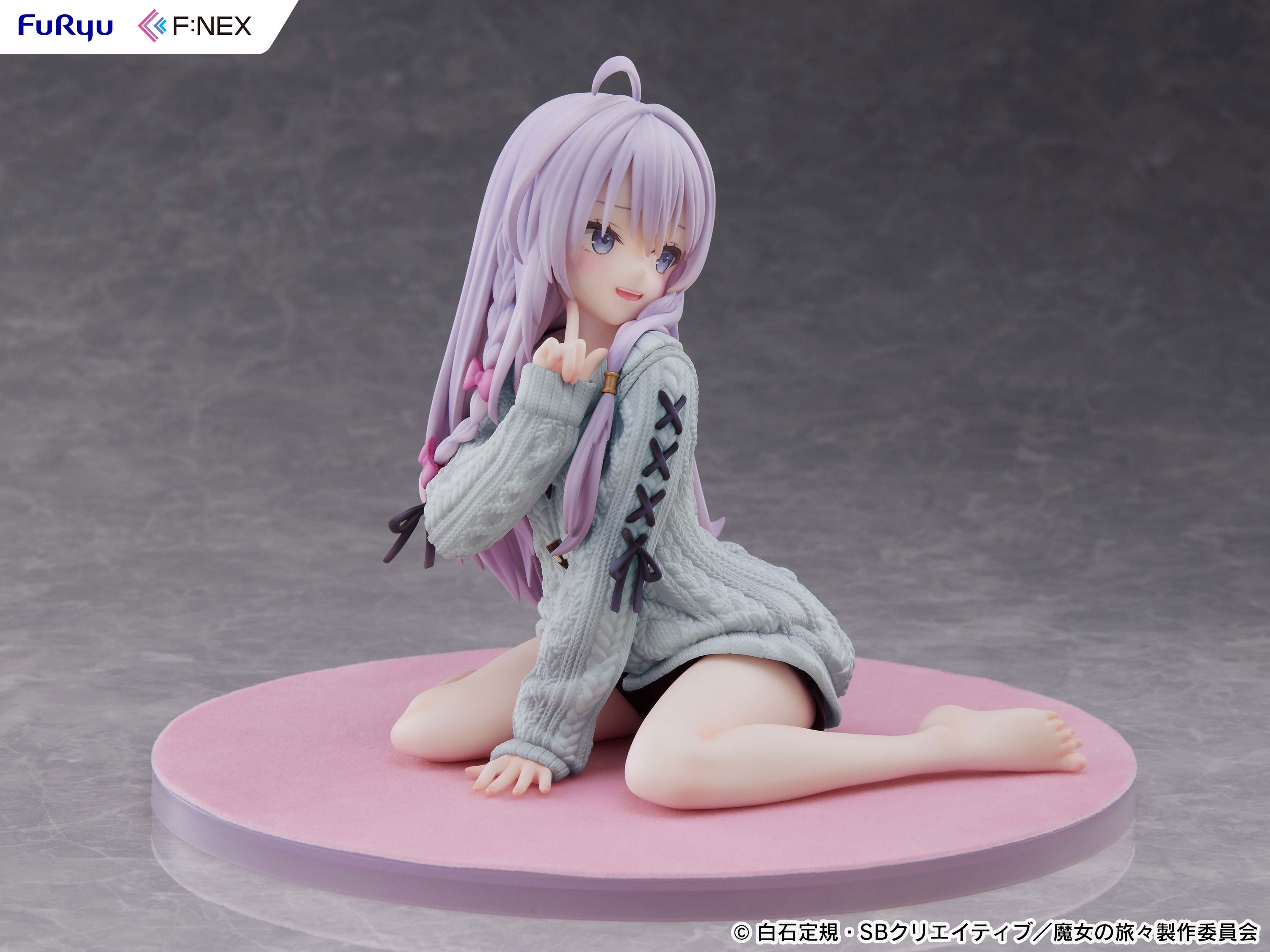 PRE-ORDER FuRyu - Wandering Witch: The Journey of Elaina - Elaina: Knit Ver.: Repaint BLUE 1/7