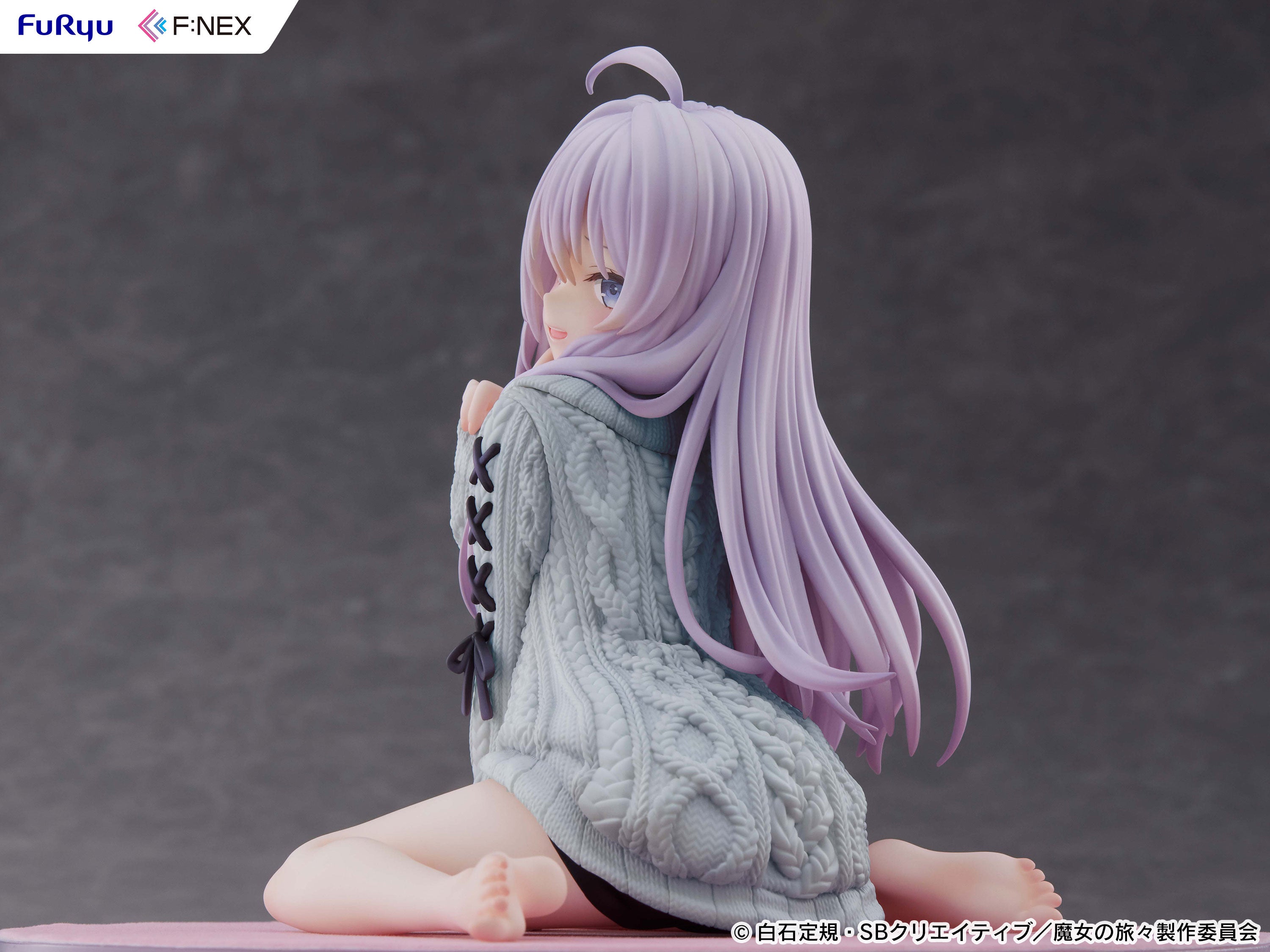 PRE-ORDER FuRyu - Wandering Witch: The Journey of Elaina - Elaina: Knit Ver.: Repaint BLUE 1/7