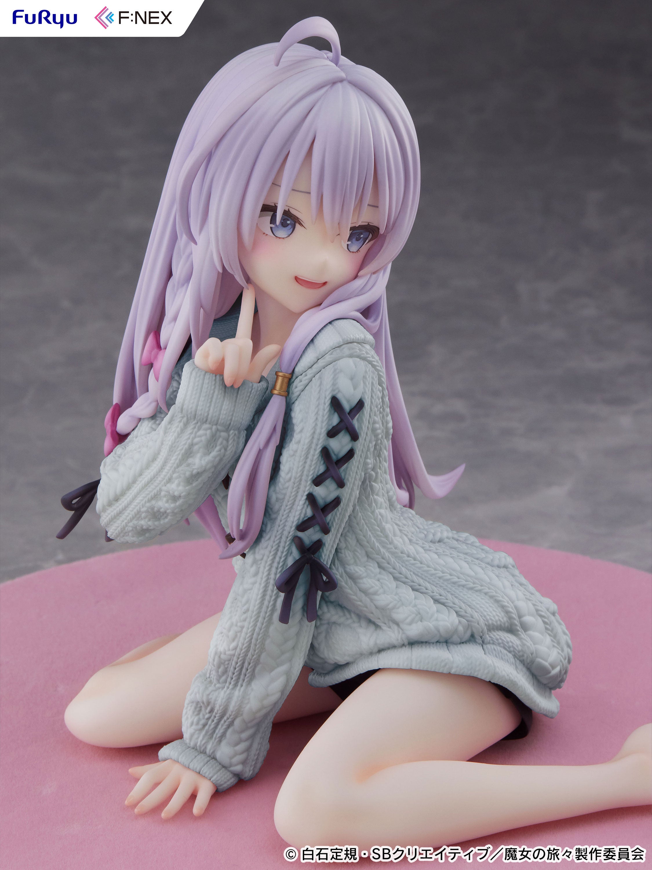 PRE-ORDER FuRyu - Wandering Witch: The Journey of Elaina - Elaina: Knit Ver.: Repaint BLUE 1/7