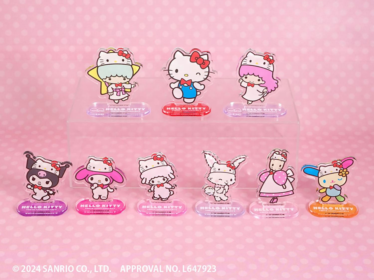 PRE-ORDER F-Toys - Hello Kitty 50th Acrylic Stand [Box of 20]