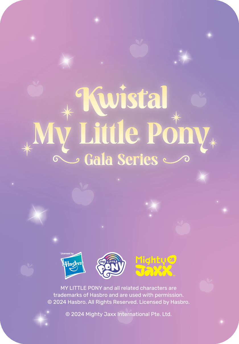 PRE-ORDER Mighty Jaxx - Kwistal: My Little Pony Gala Series [Box of 6]