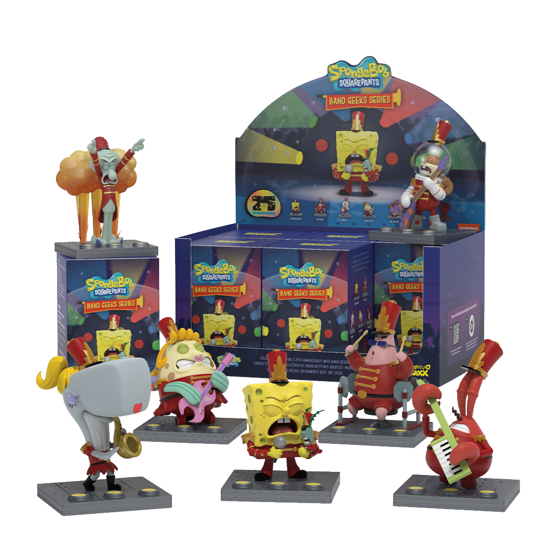 PRE-ORDER Mighty Jaxx - SpongeBob SquarePants: Band Geeks Series [Box of 6]