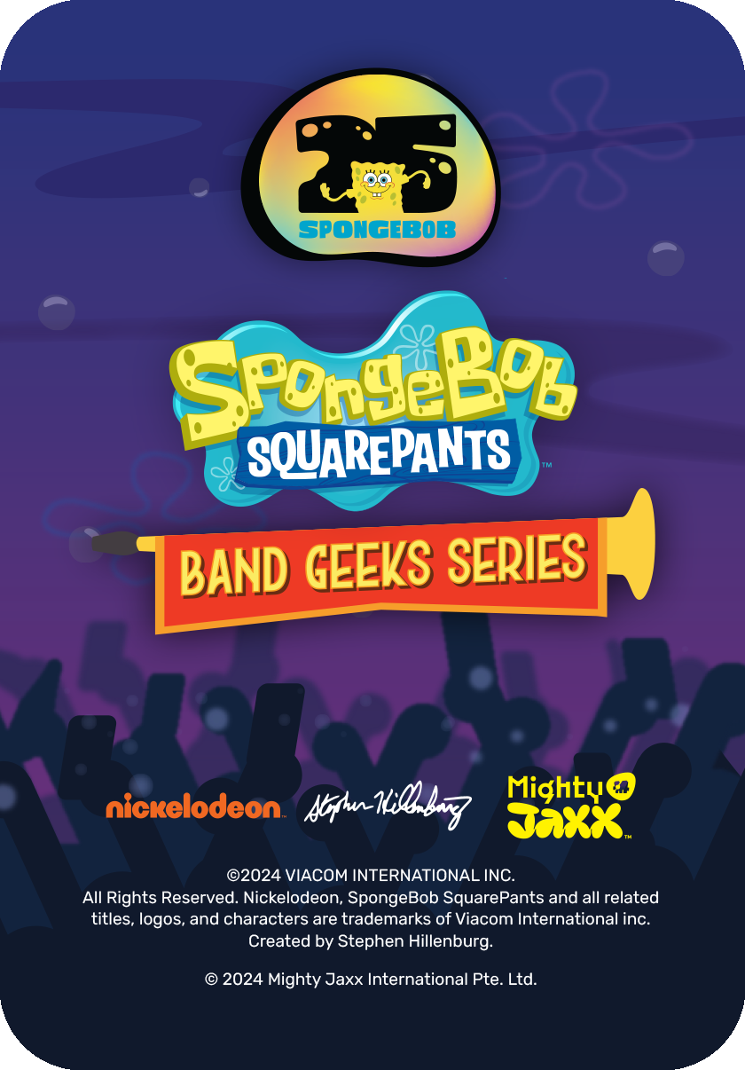 PRE-ORDER Mighty Jaxx - SpongeBob SquarePants: Band Geeks Series [Box of 6]