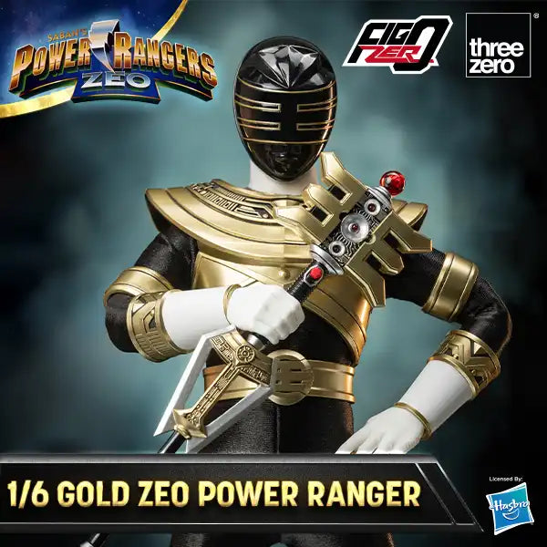 PRE-ORDER threezero - FigZero - Power Rangers Zeo - Gold Zeo Power Ranger 1/6
