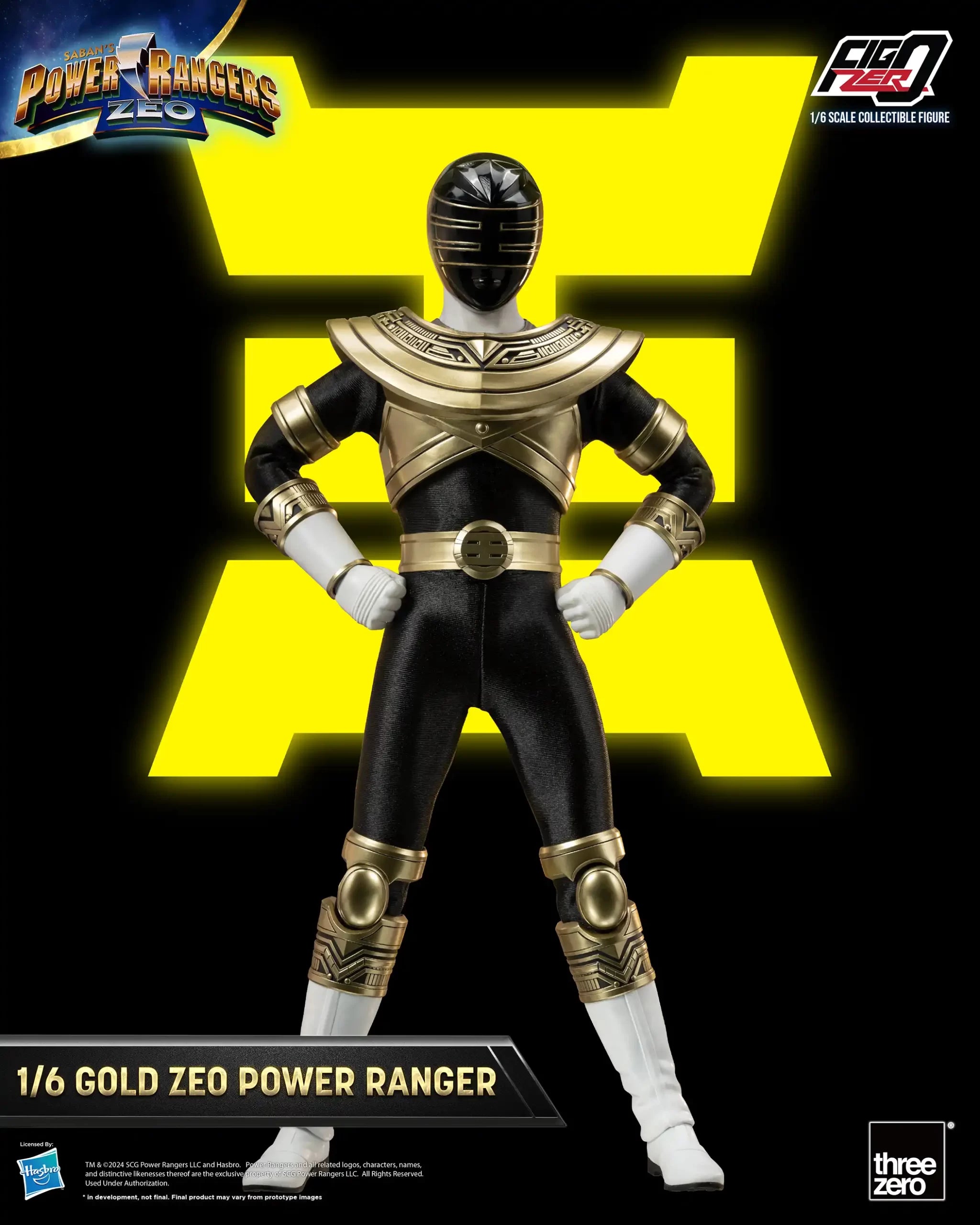 PRE-ORDER threezero - FigZero - Power Rangers Zeo - Gold Zeo Power Ranger 1/6