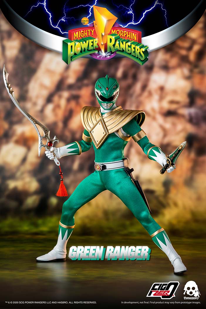 PRE-ORDER threezero - FigZero - Mighty Morphin Power Rangers - Green Ranger 1/6 [2024-Q1 Release]